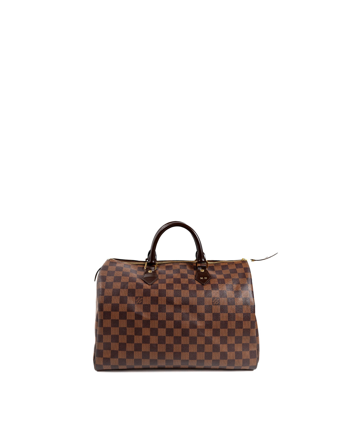 Louis Vuitton Speedy 35 in tela Damier Ébène, borsa pre-owned autentica