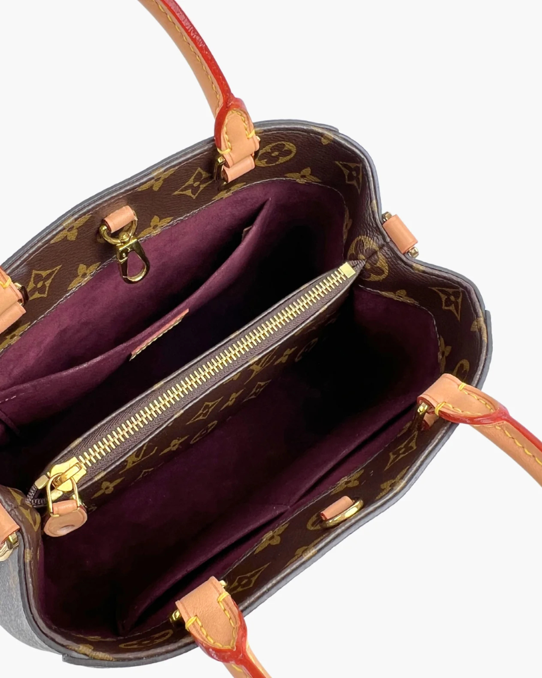Louis Vuitton Borsa Montaigne BB Tela Monogram Marrone - Pre-owned Autentica