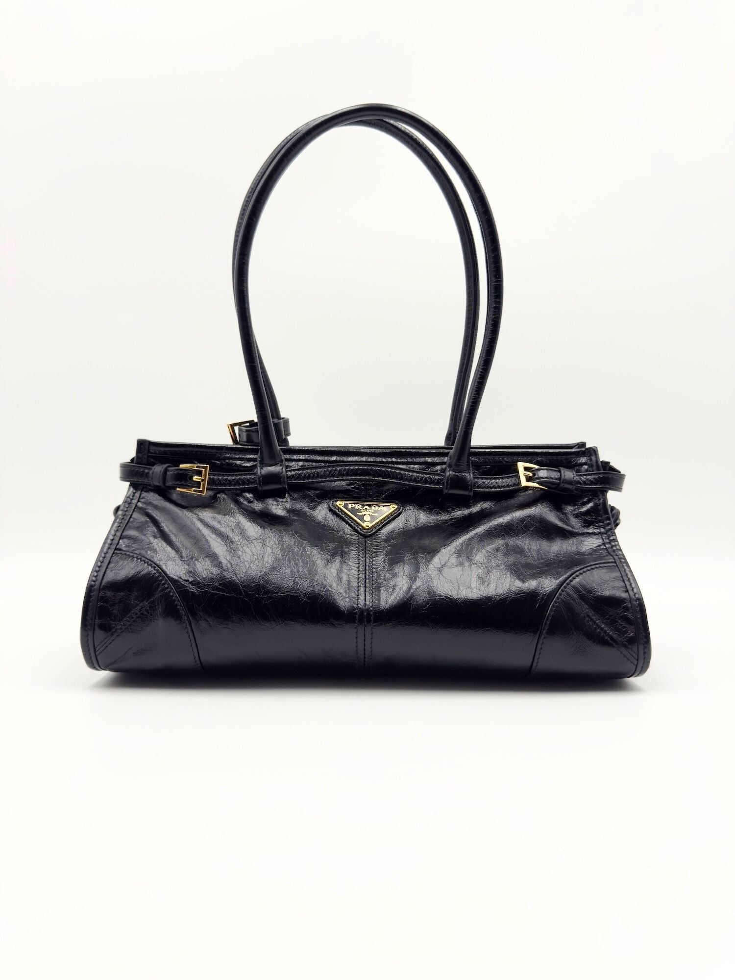 Prada Bonnie borsa a mano in pelle - Aurea Luxury Lab