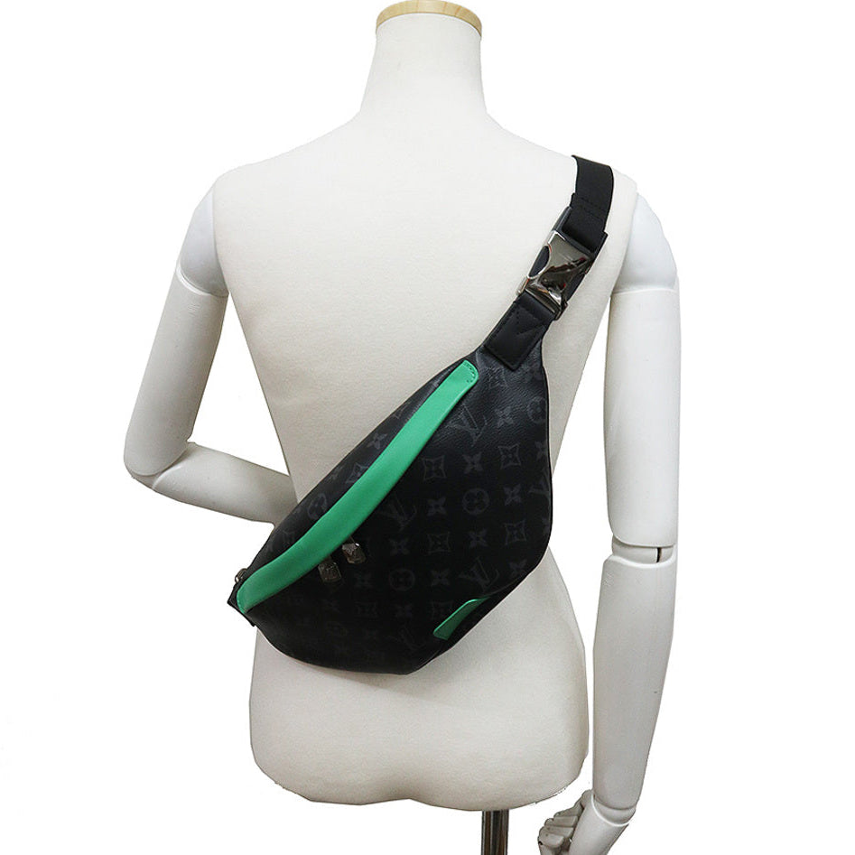 Louis Vuitton Marsupio Discovery Monogram Eclipse Nero e Verde — Pre-owned Autentico