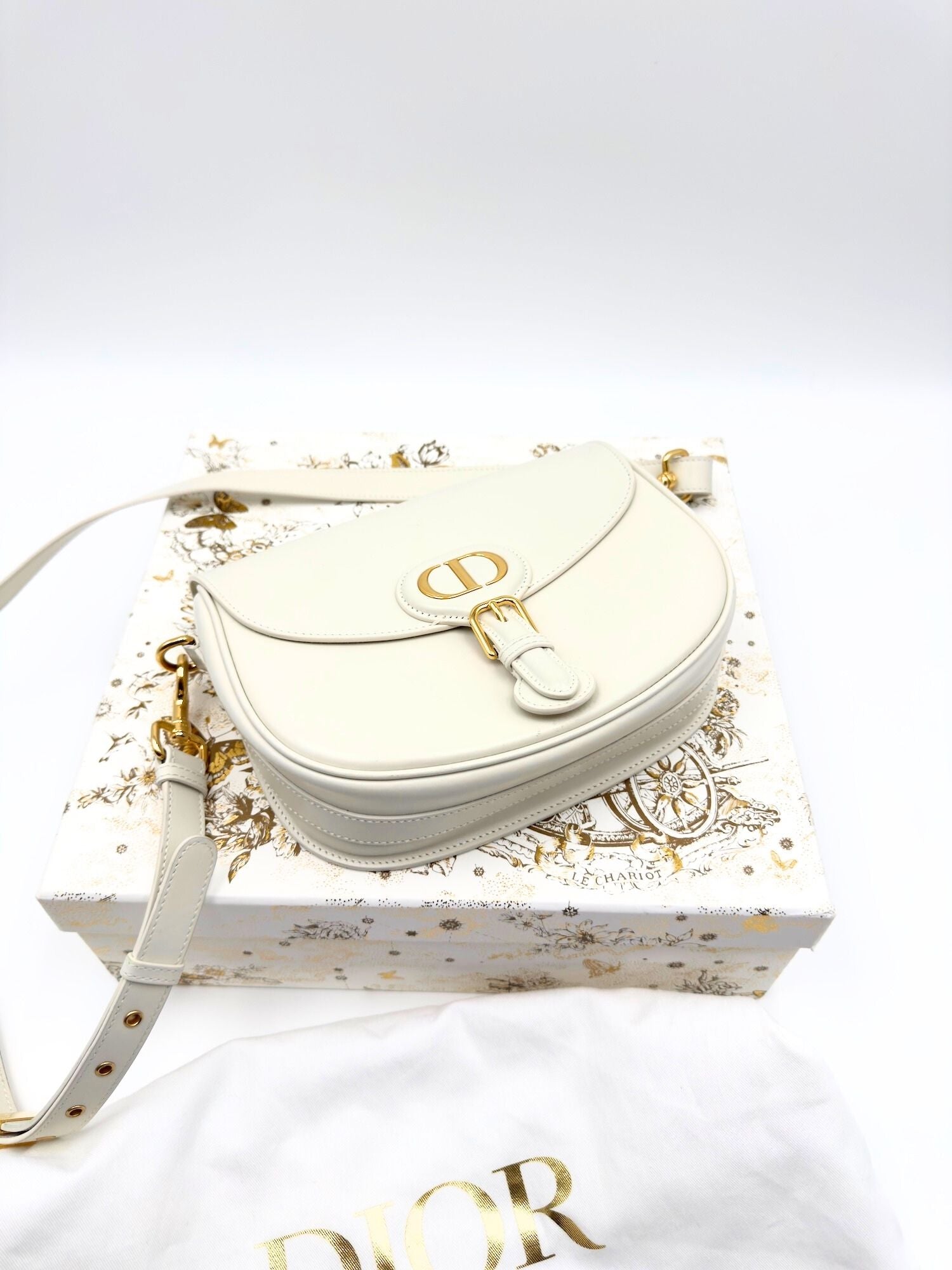 Dior bolso Bobby Medium blanco