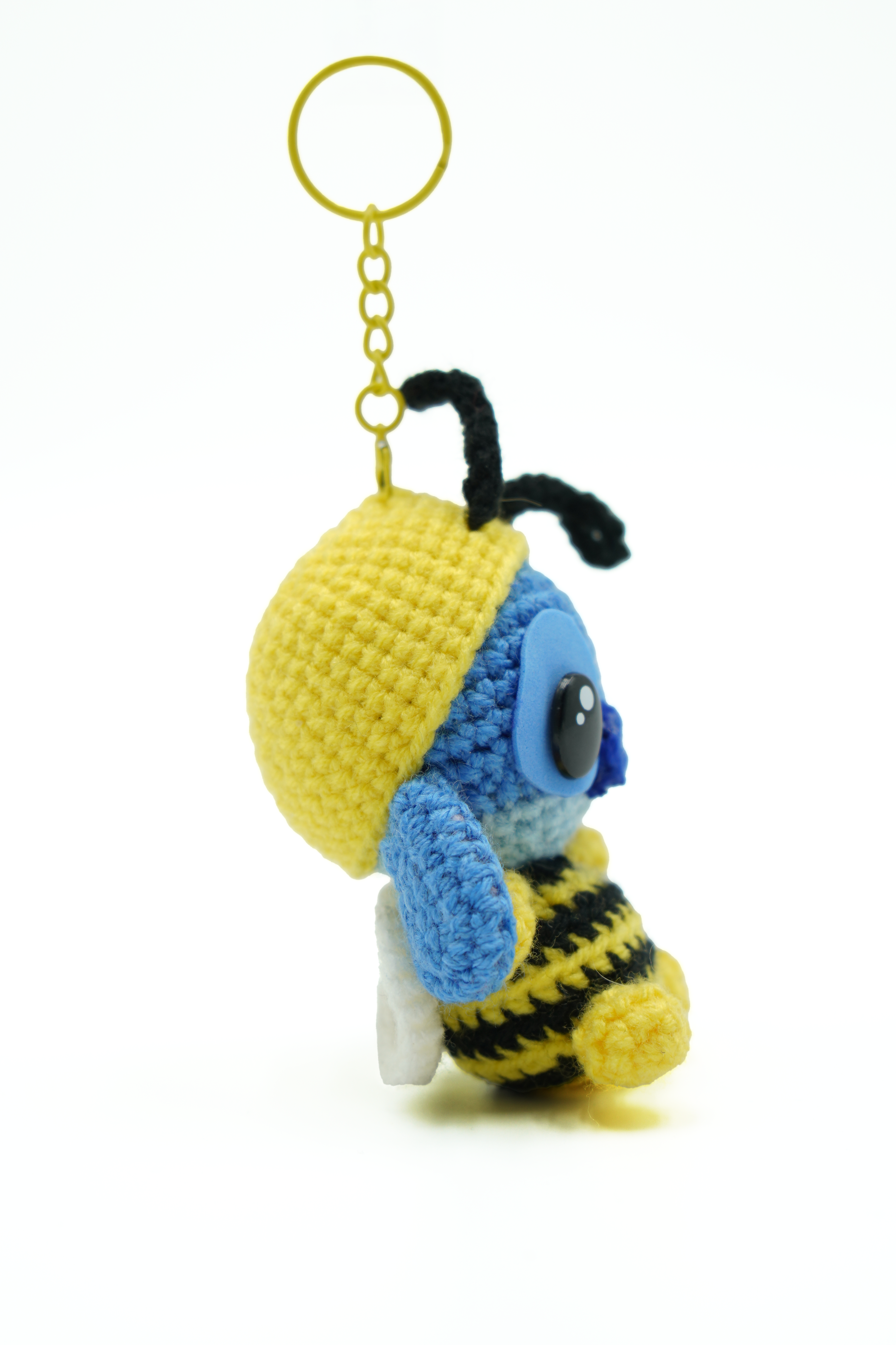 Abeja con punto de ganchillo con encanto