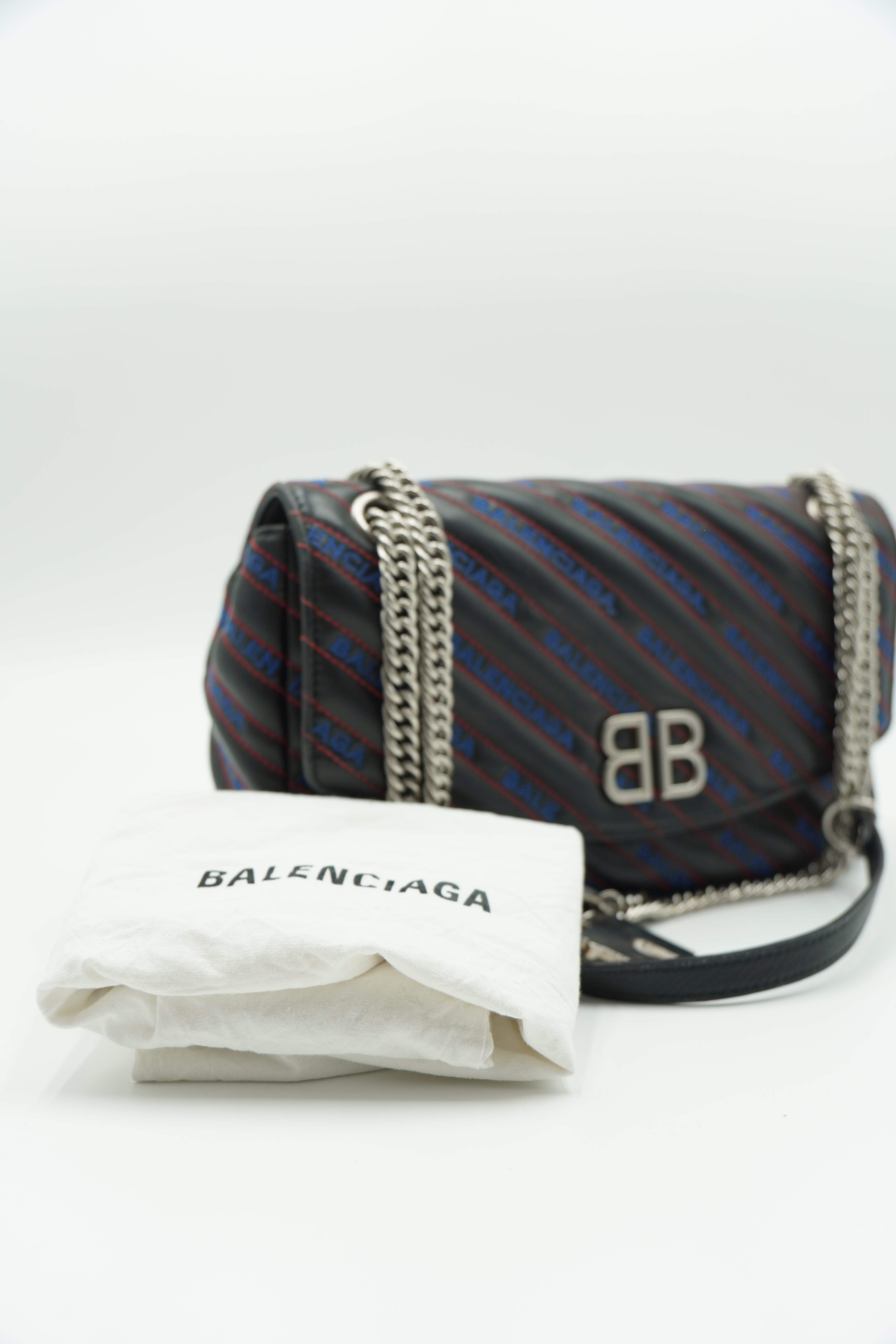 Balenciaga Borsa Tracolla Charms Paris Matelassé