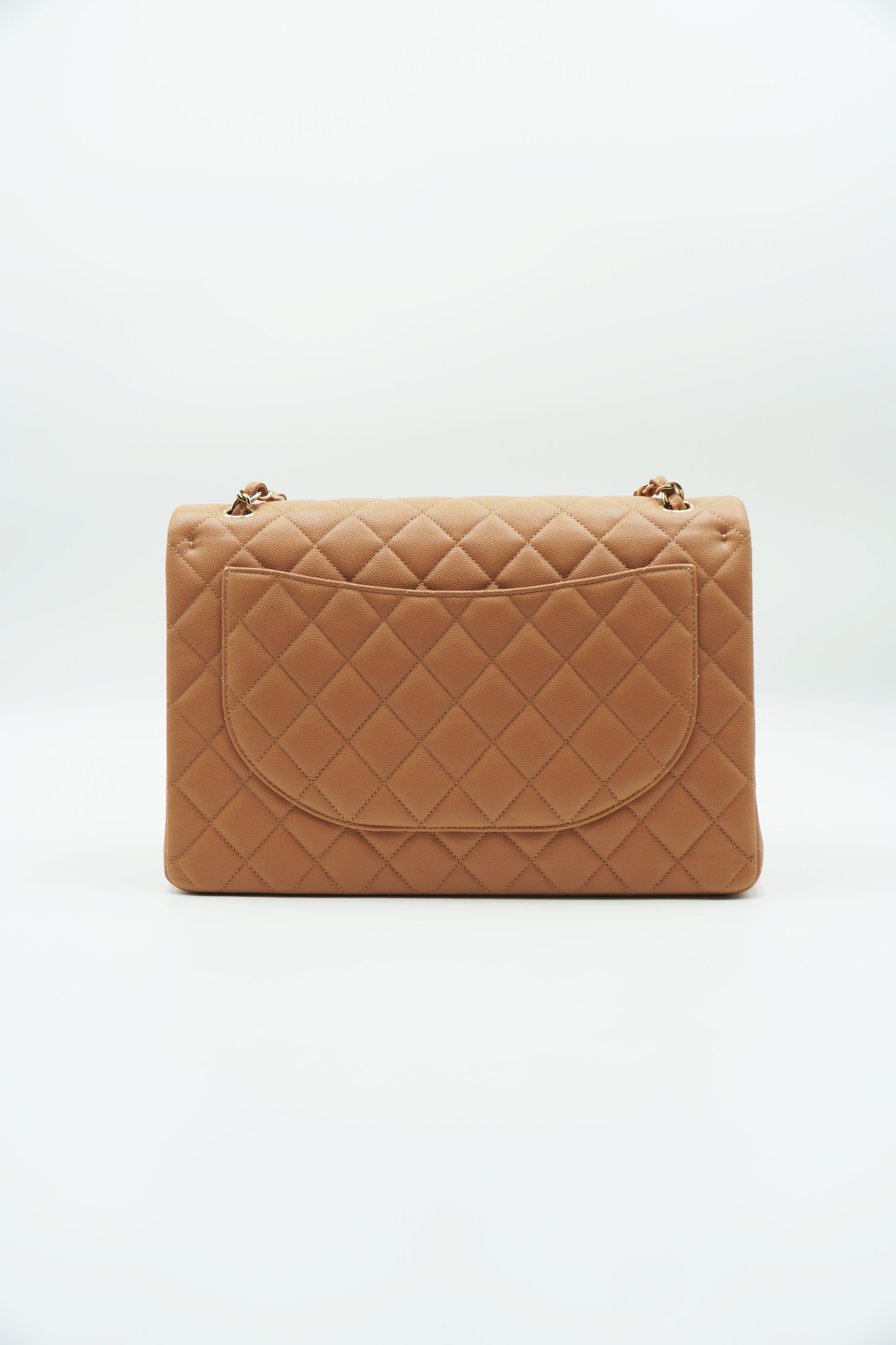 Chanel Borsa Timeless Classica Biscuit Caviar Nuova