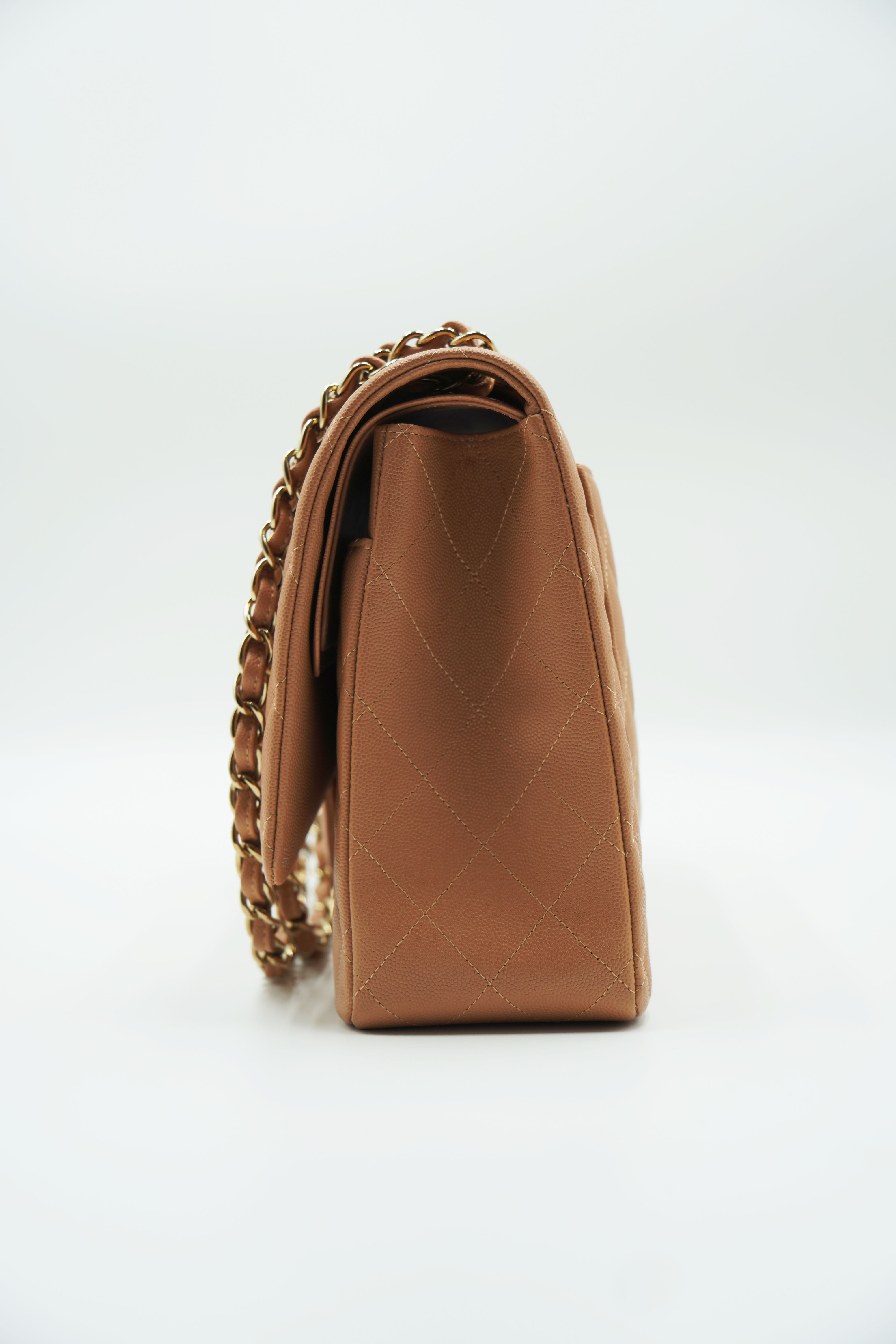 Chanel Borsa Timeless Classica Biscuit Caviar Nuova