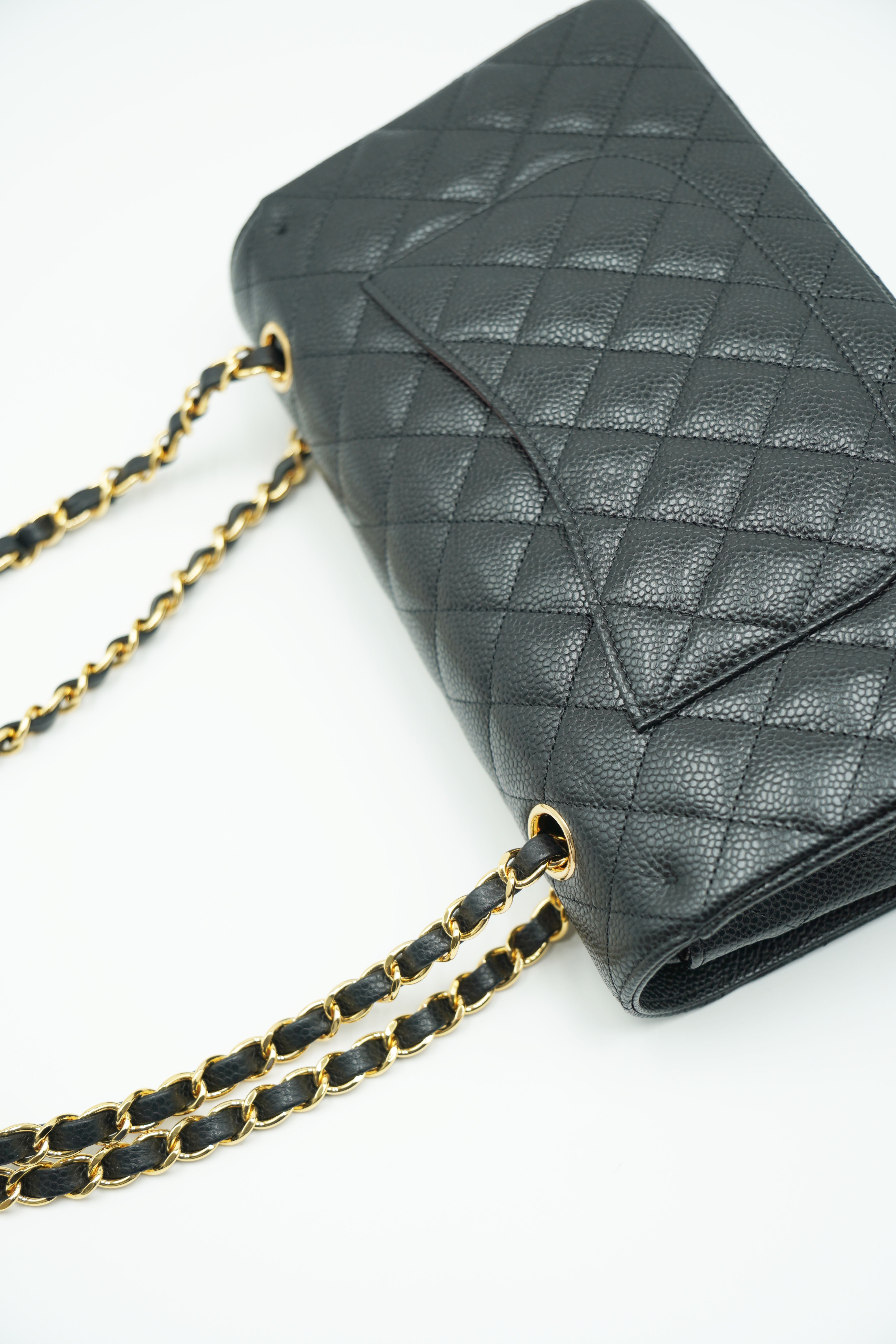 Chanel Borsa Timeless Caviar Medium Nero