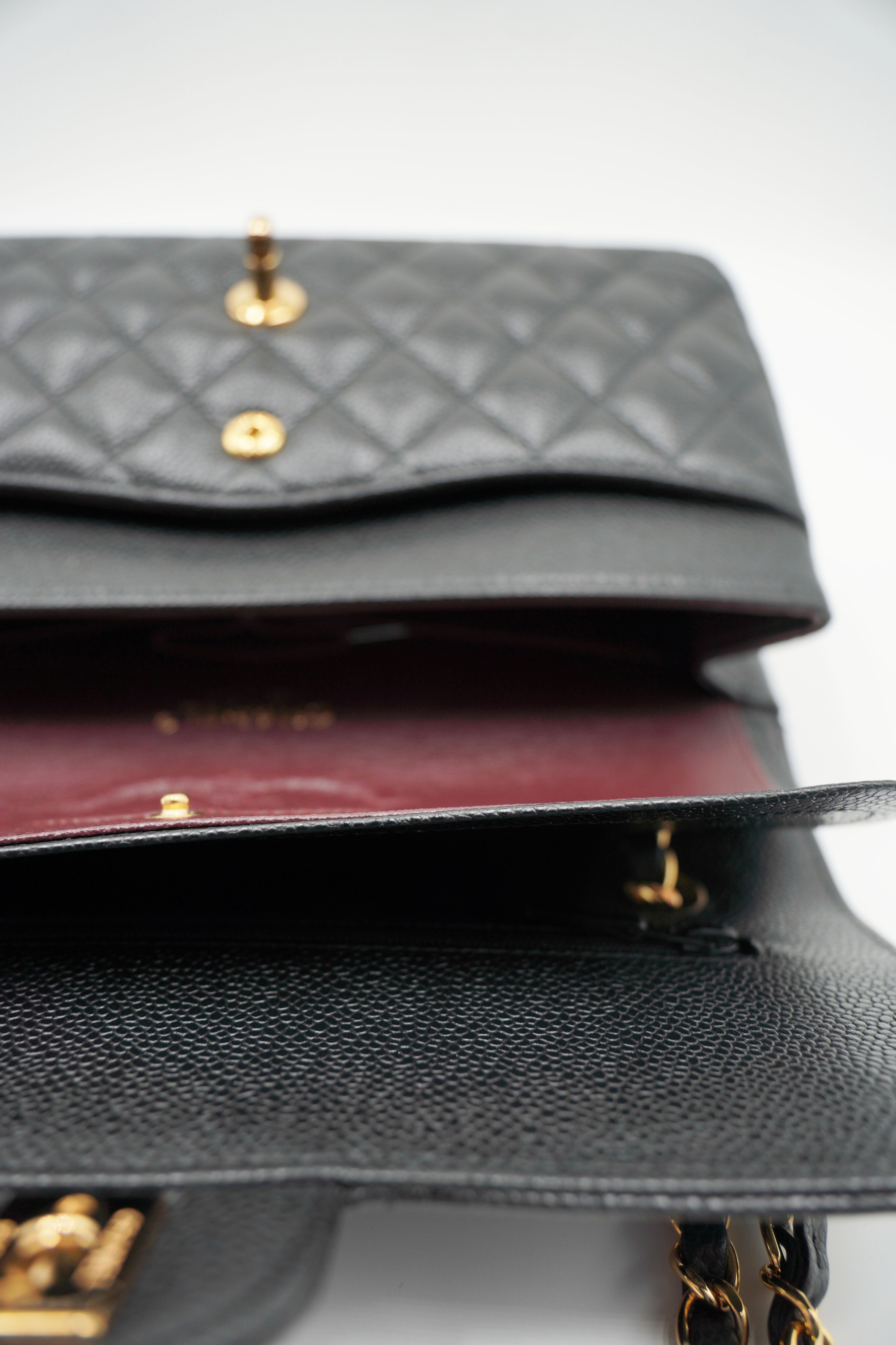 Chanel Borsa Timeless Caviar Medium Nero