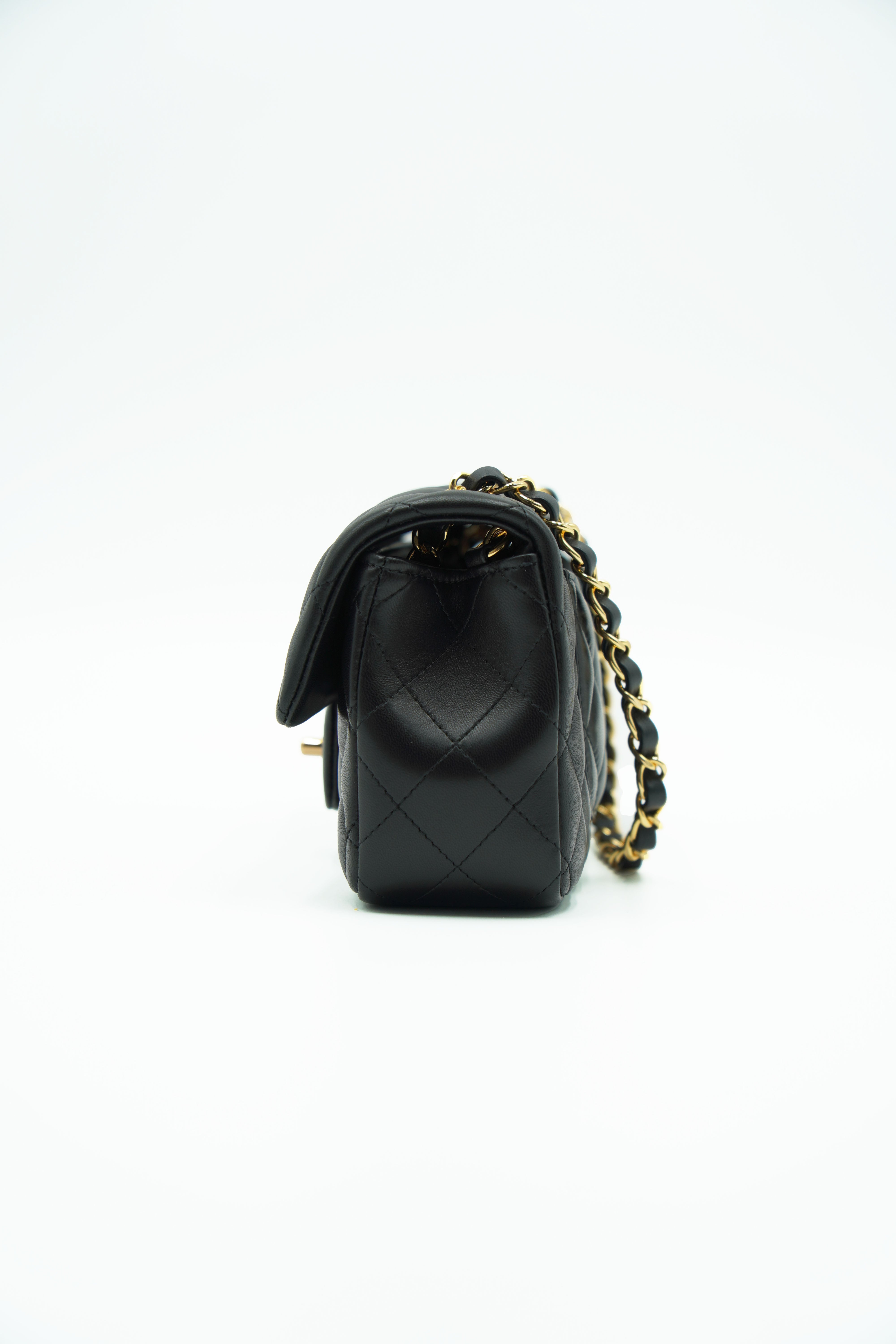 Chanel Borsa Classic Timeless Mini Flap Lambiskin Nero