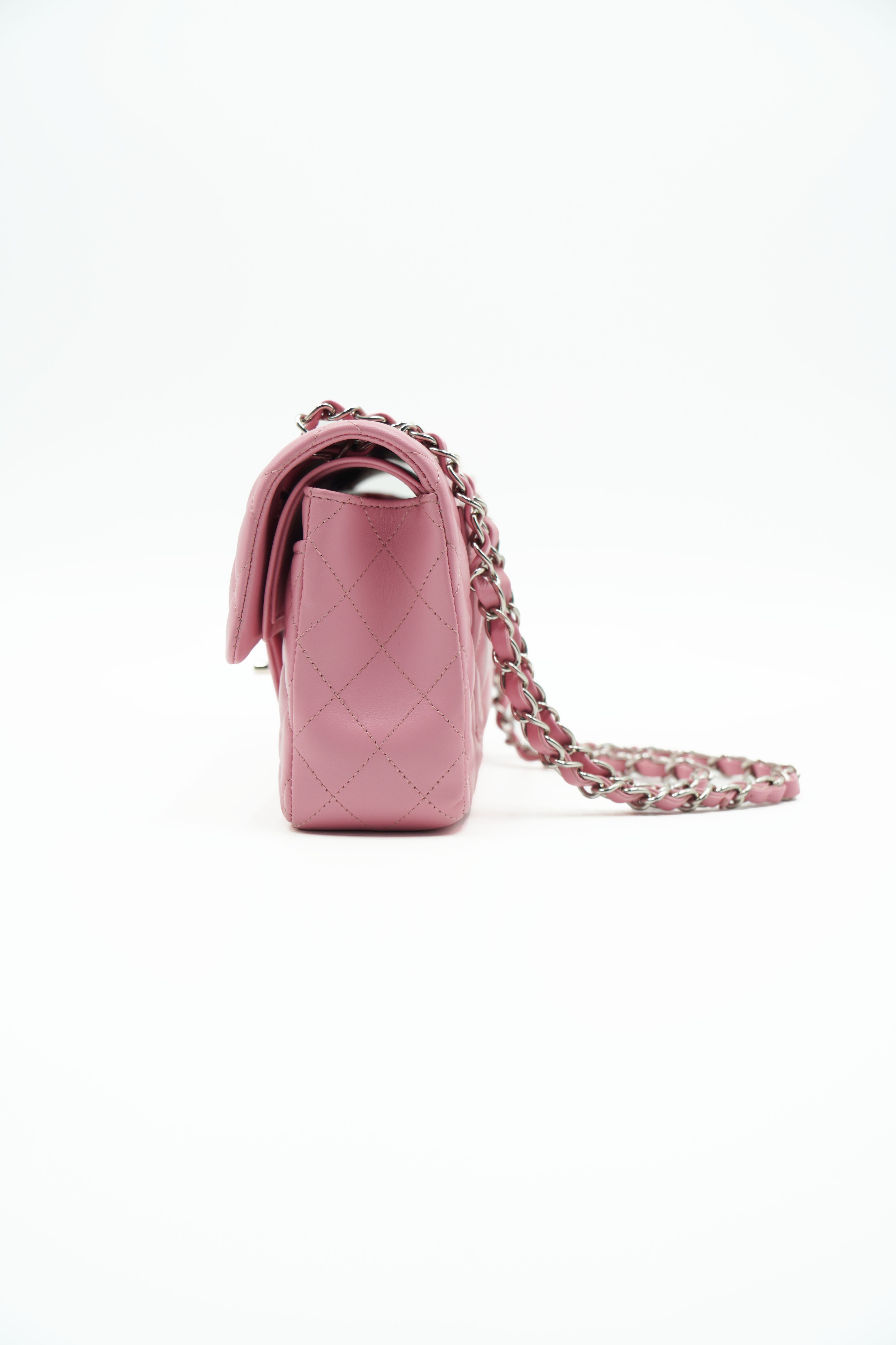Chanel Borsa Timeless Lambskin Small Rosa