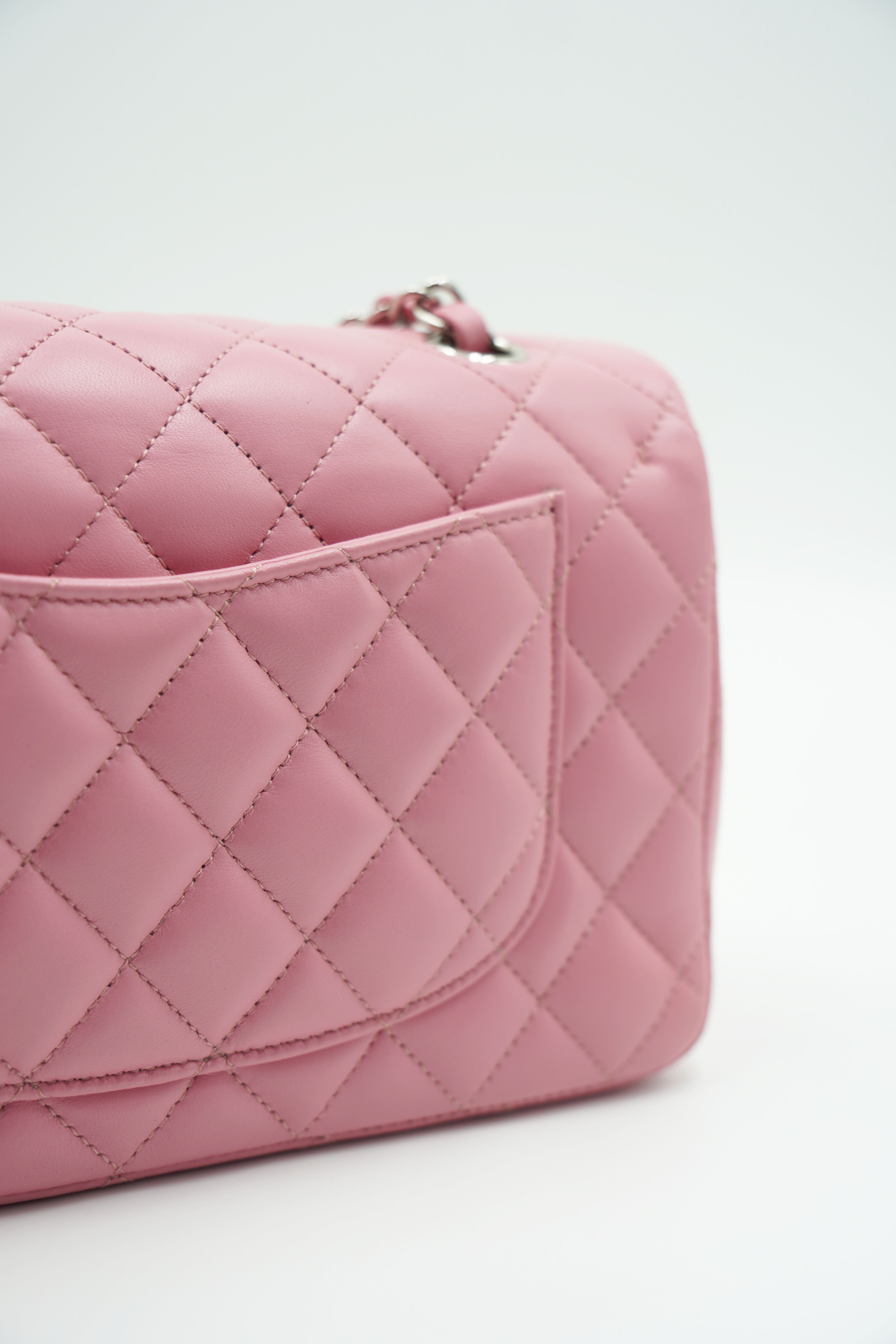 Chanel Borsa Timeless Lambskin Small Rosa