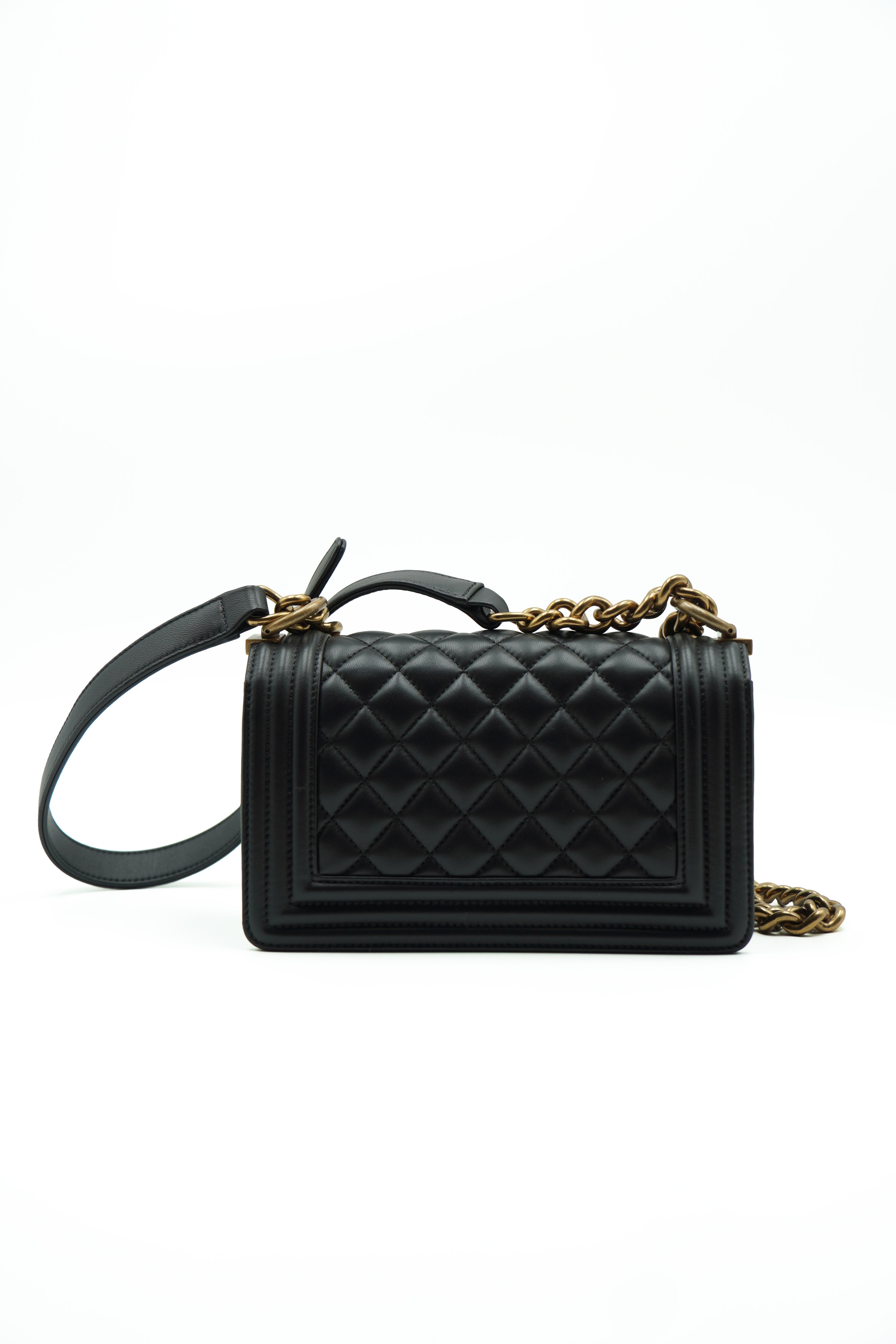 Chanel Small Boy Bag Black