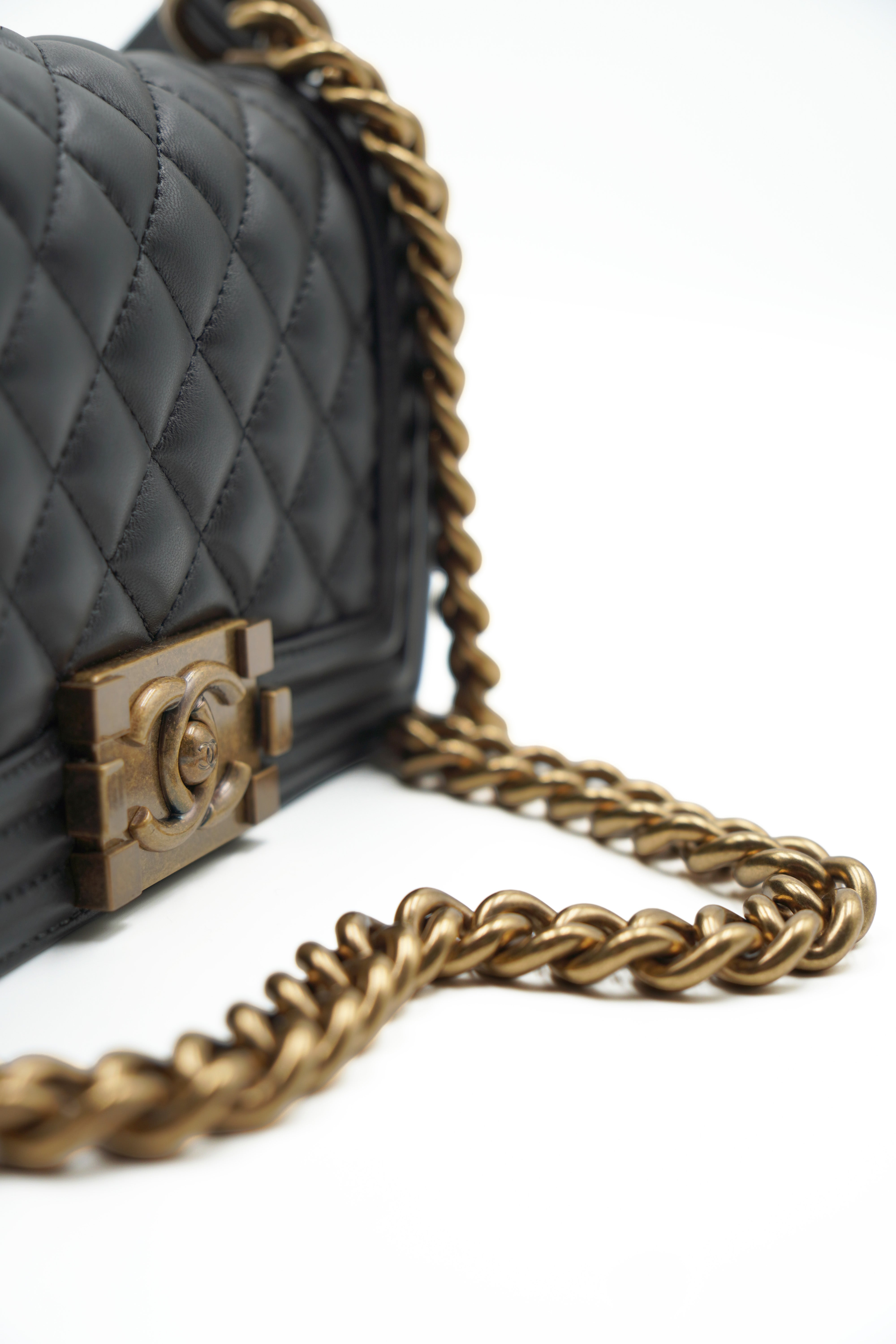 Chanel Small Boy Bag Black