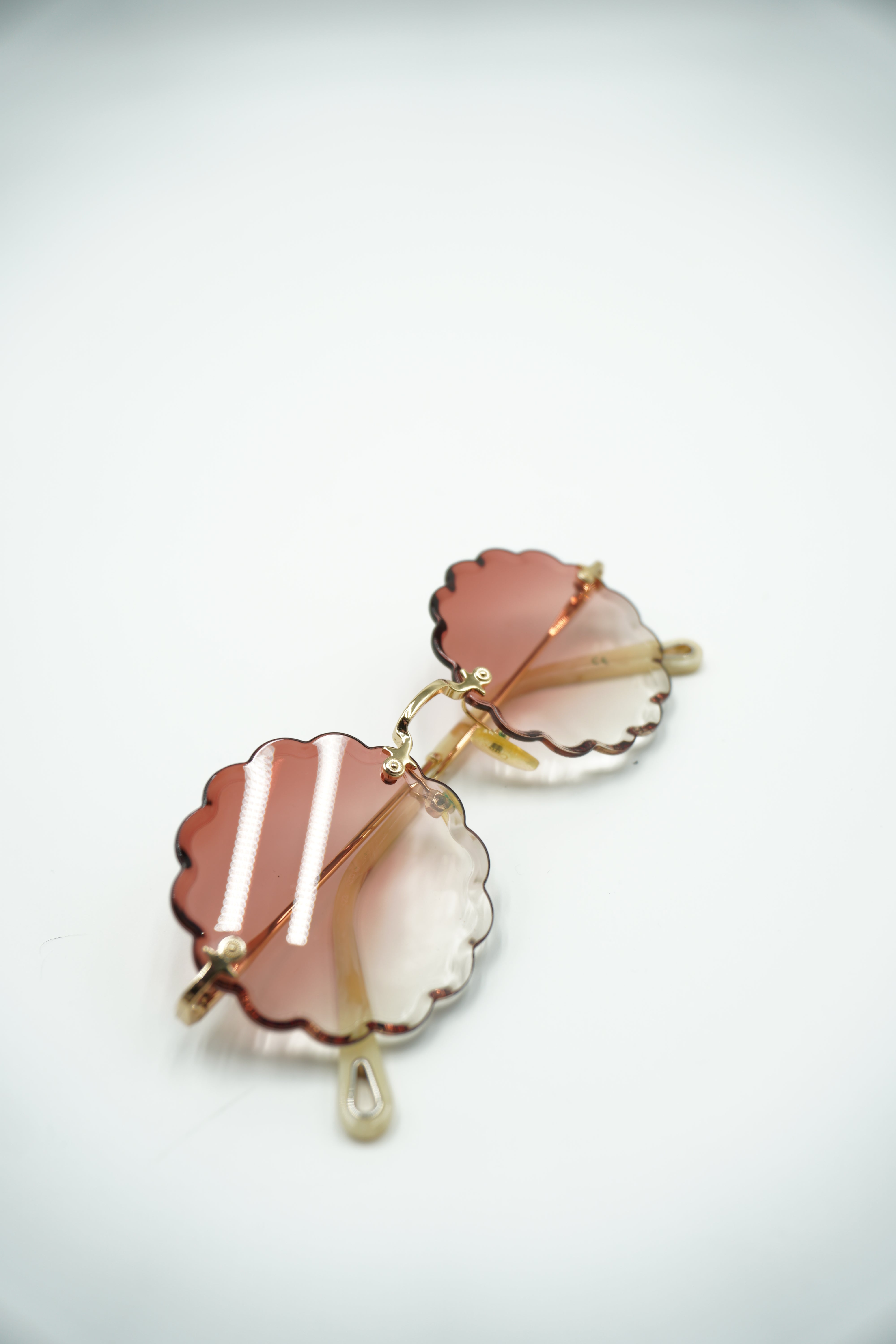 Gafas de sol Chloè Rosie sin montura de metal redondeado