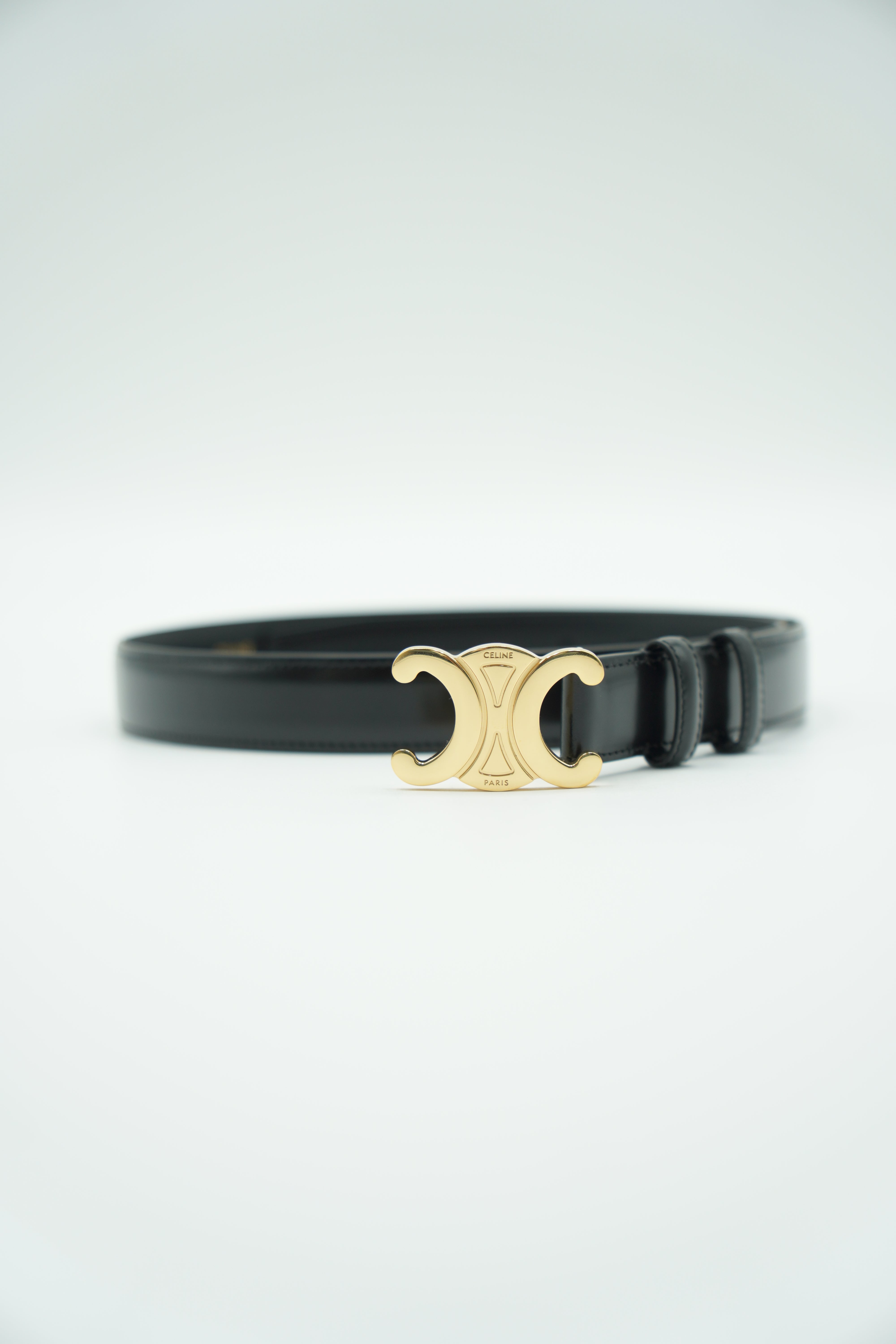Celine Cintura Triomphe Pelle Nero