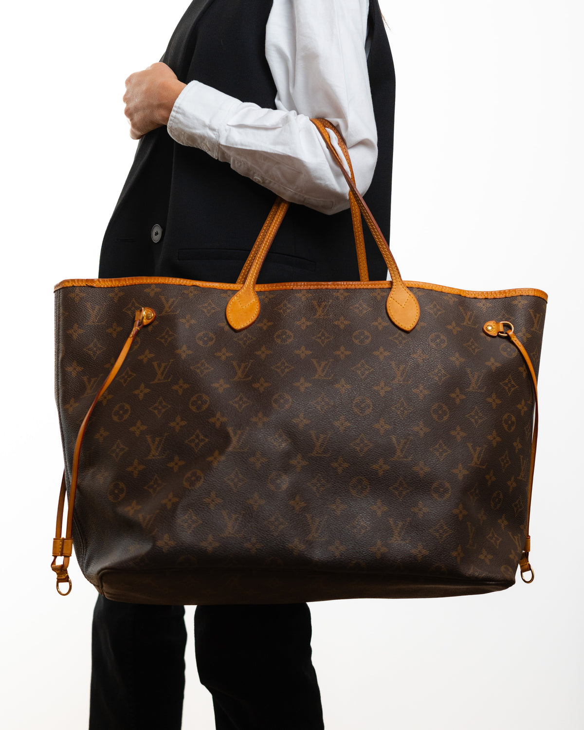 Louis Vuitton Borsa Neverfull GM Tela Monogram Marrone pre-owned certificata - Aurea Luxury Lab