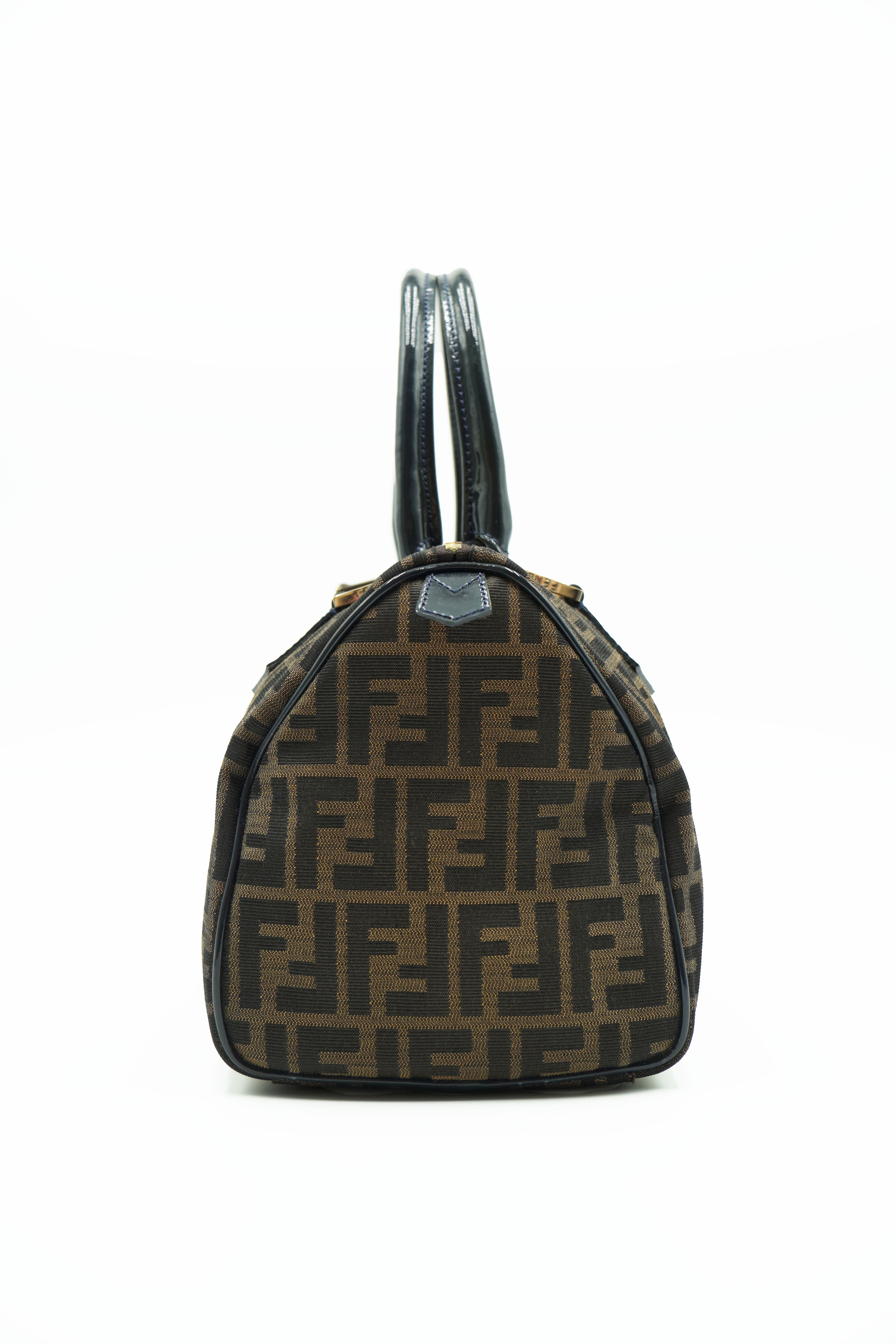 Fendi FF Pumpkin Satchel Bag