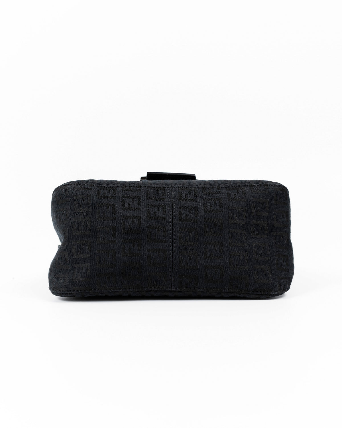 Fendi Mini Mamma Baguette Zucchino Canvas Black - Pre-owned Authentic