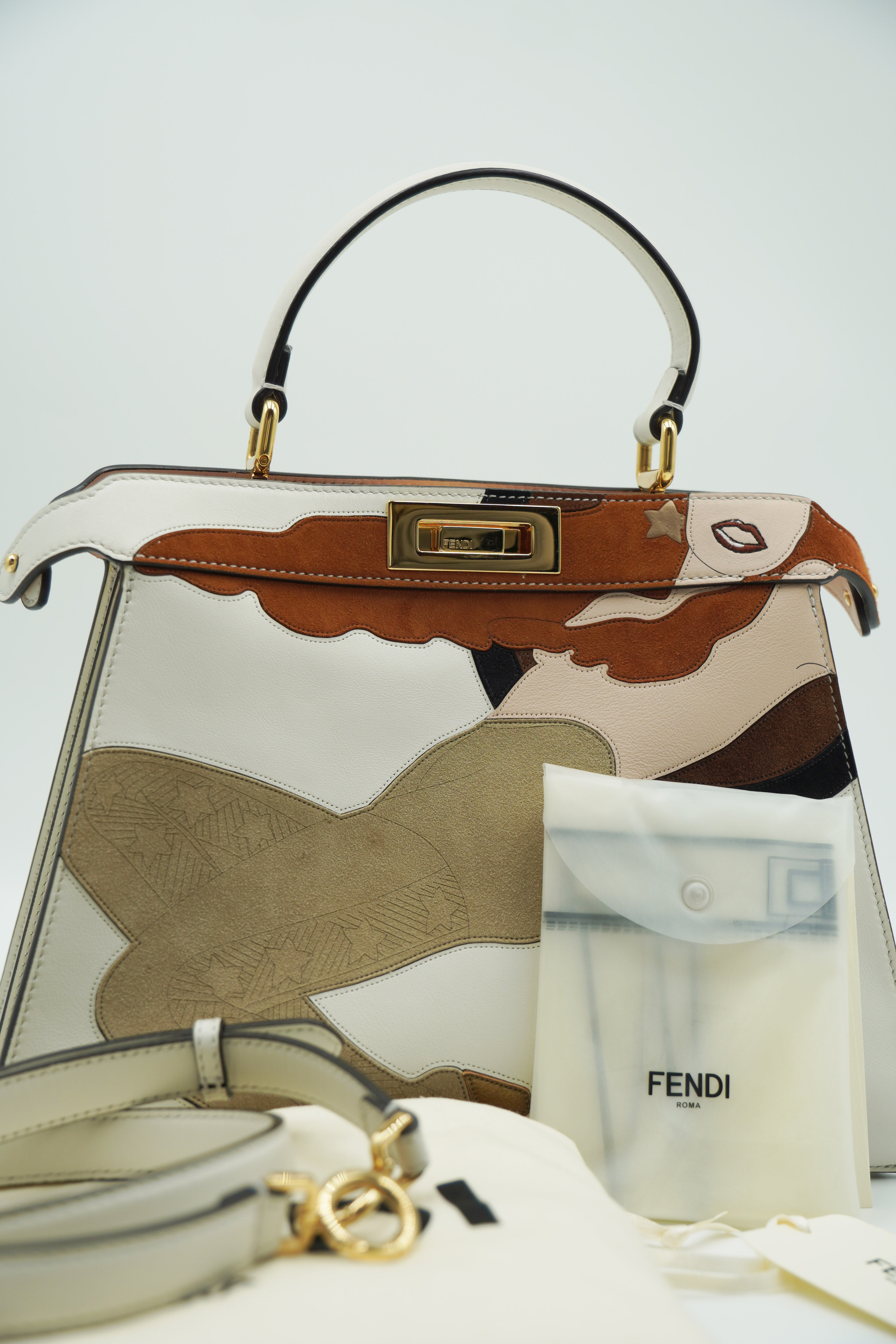 Fendi Borsa Peekaboo ISeeU Limited Edition usata autentica - Aurea Luxury Lab