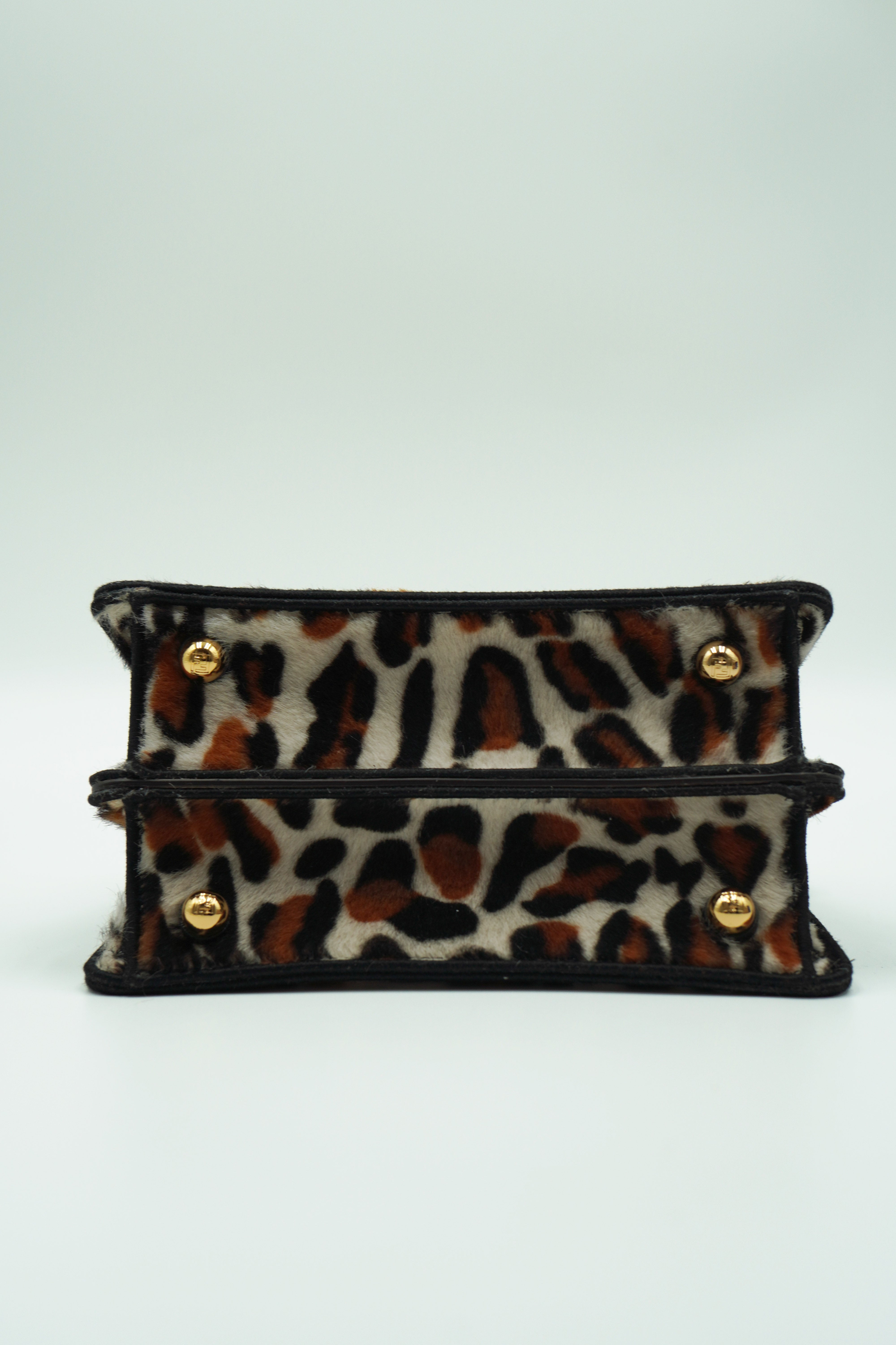 Fendi Borsa Peekaboo ISeeU Petite Effetto Cavallino usata autentica - Aurea Luxury Lab