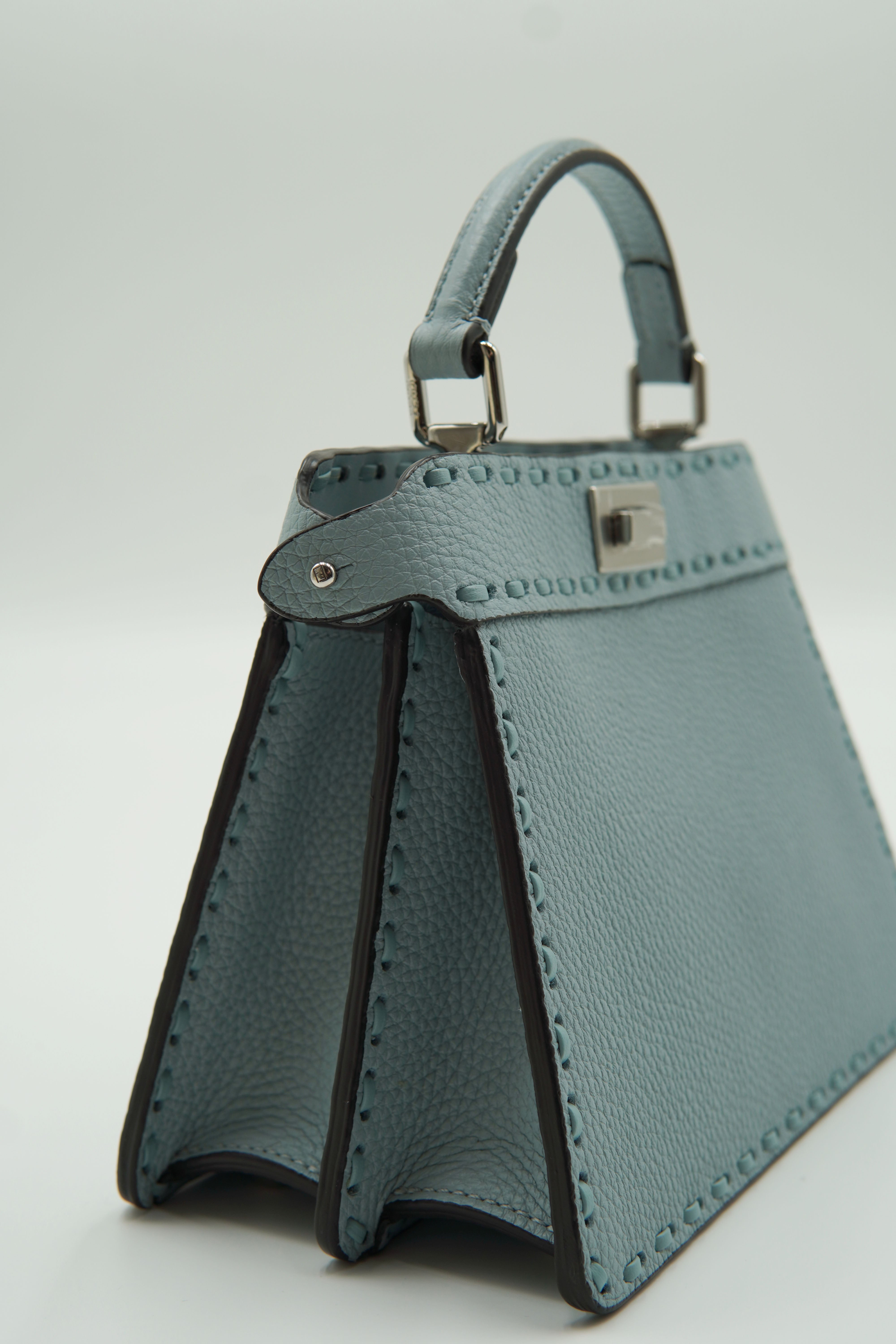 Fendi Borsa Peekaboo ISeeU Selleria Cuoio Romano Petit