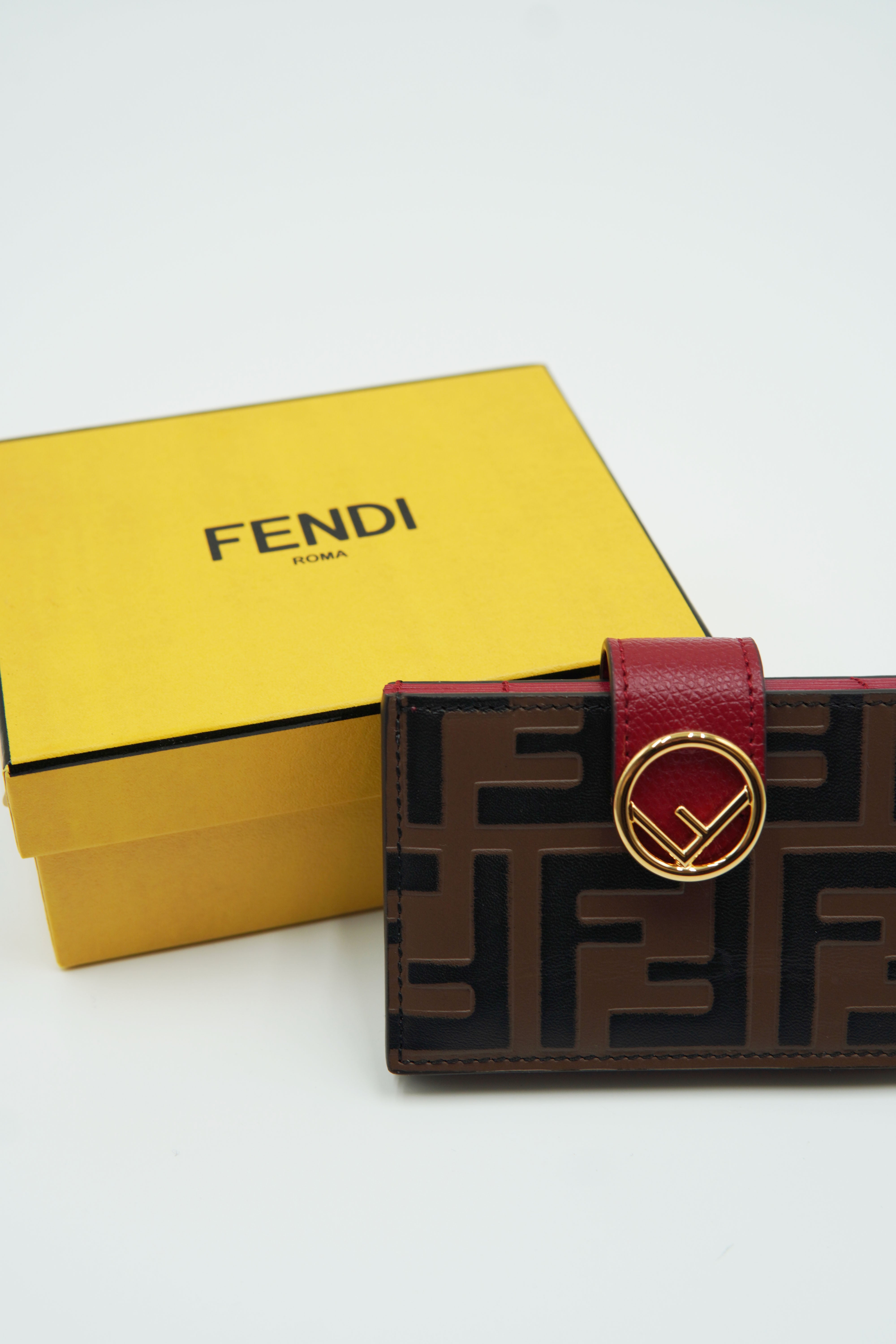 Fendi Portacarte Pelle Zucca FF