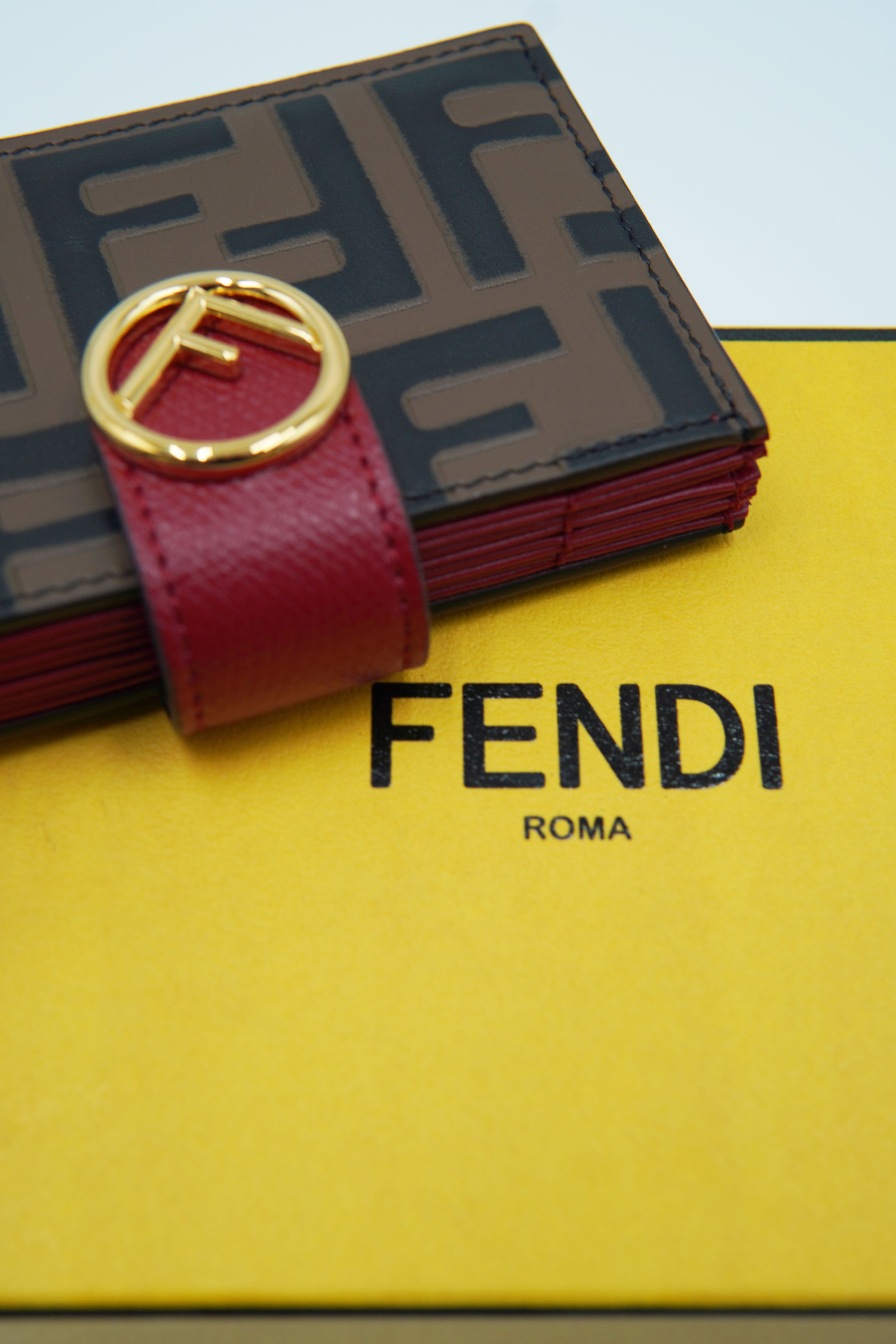 Fendi Portacarte Pelle Zucca FF