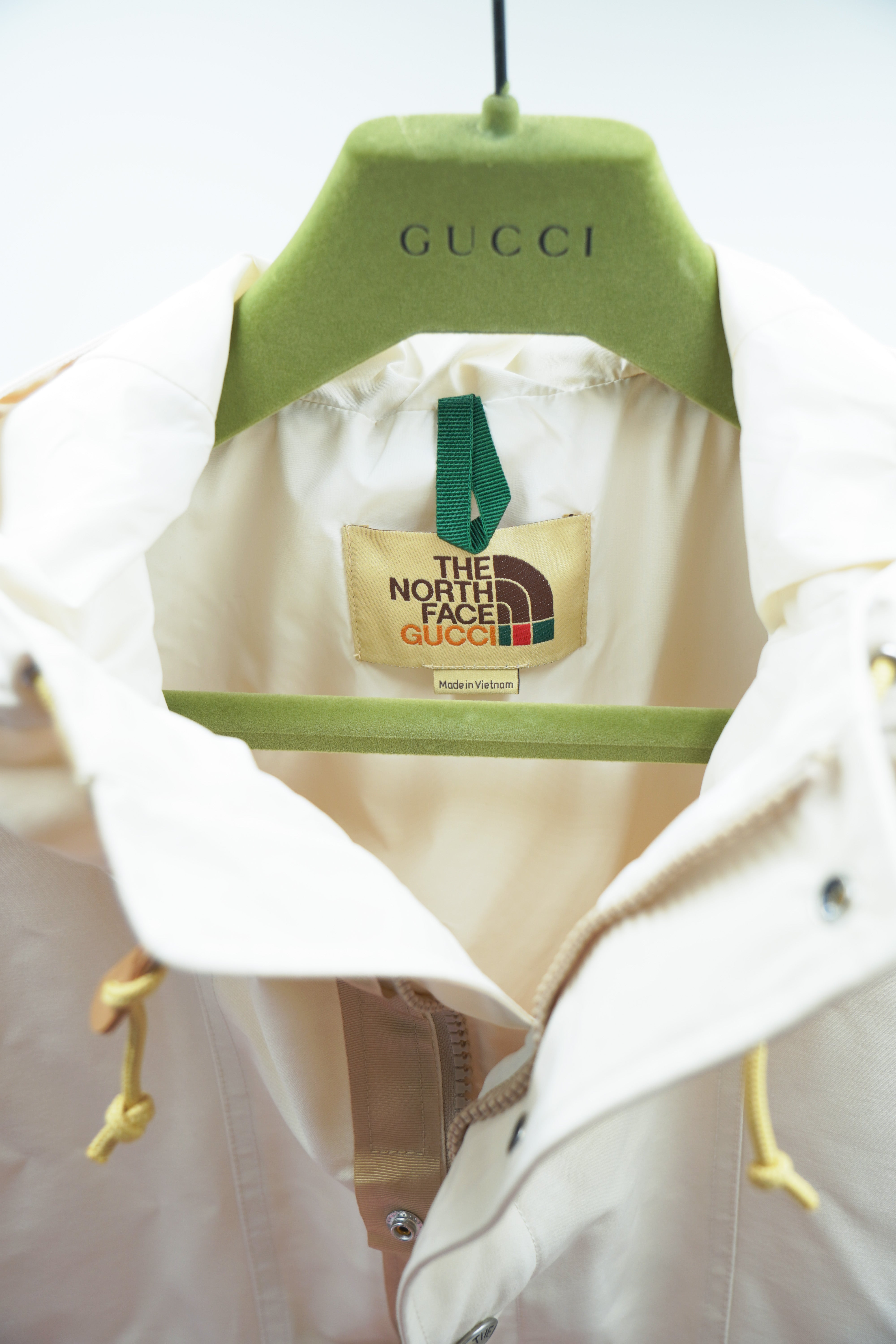 Giacca a vento Gucci x North face