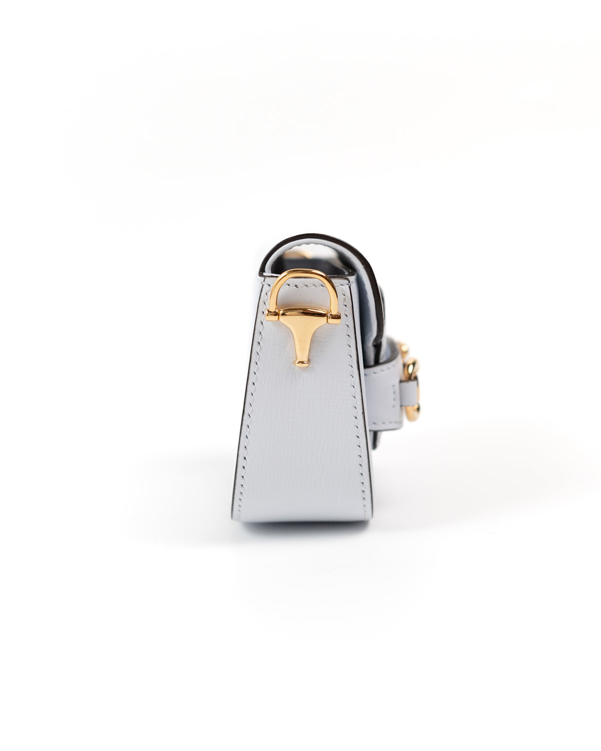 Gucci Micro Borsa Horsebit 1955 Pelle Bianca second hand certificata - Aurea Luxury Lab