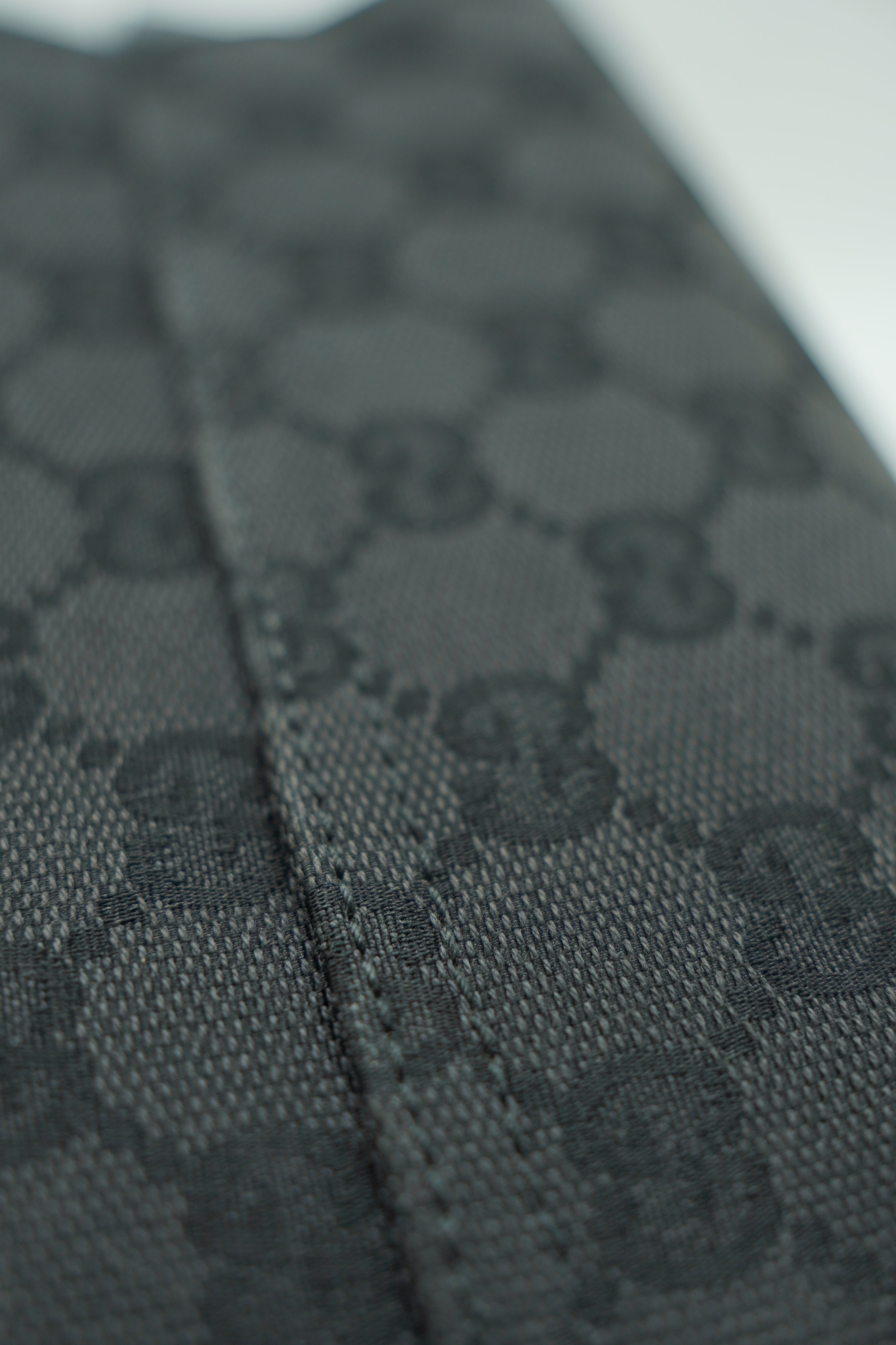 Gucci Borsa Monogram Studded Horsebit Clutch Nero