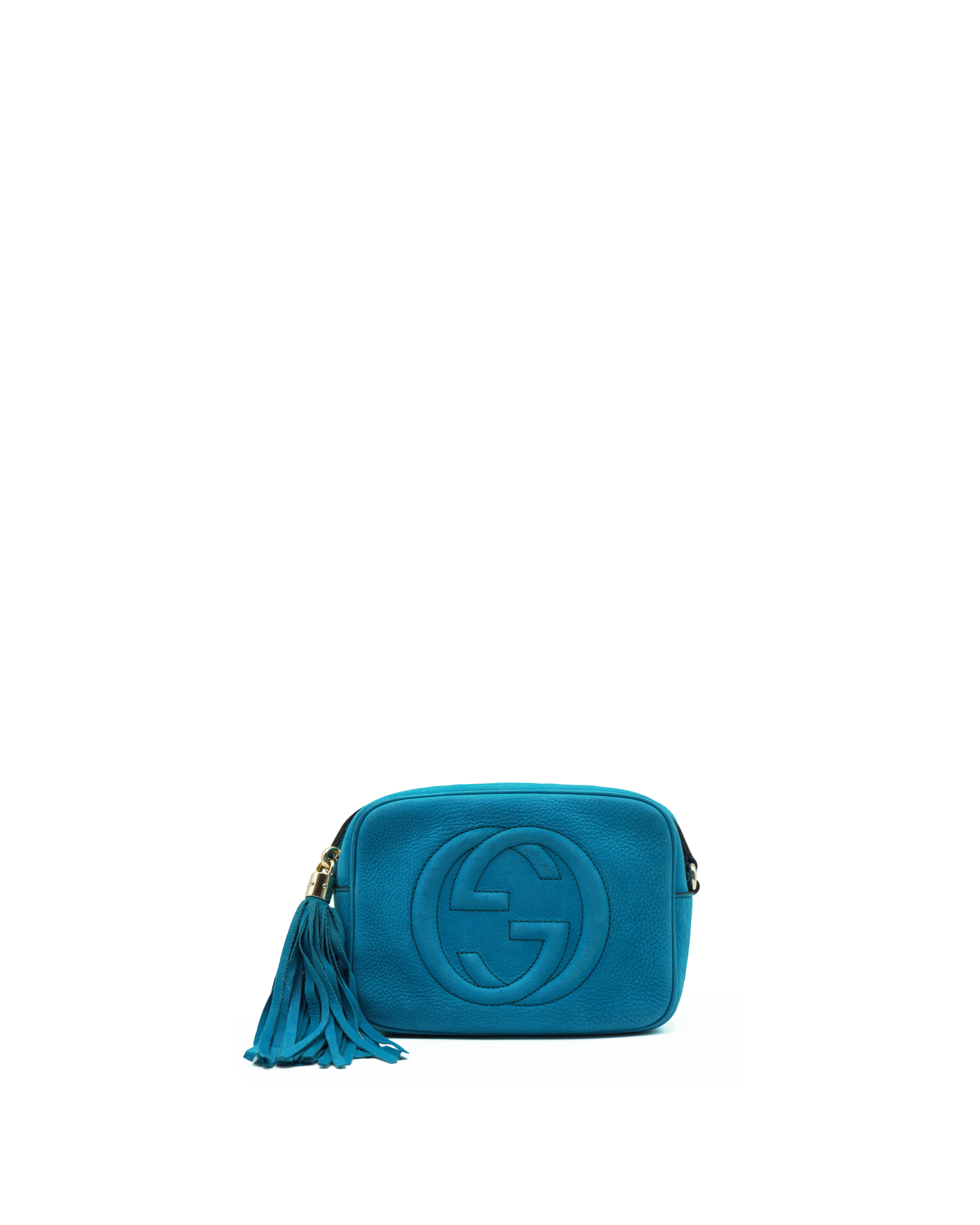 Gucci Borsa Soho Disco In Nappa Azzurra - Usato Autentico