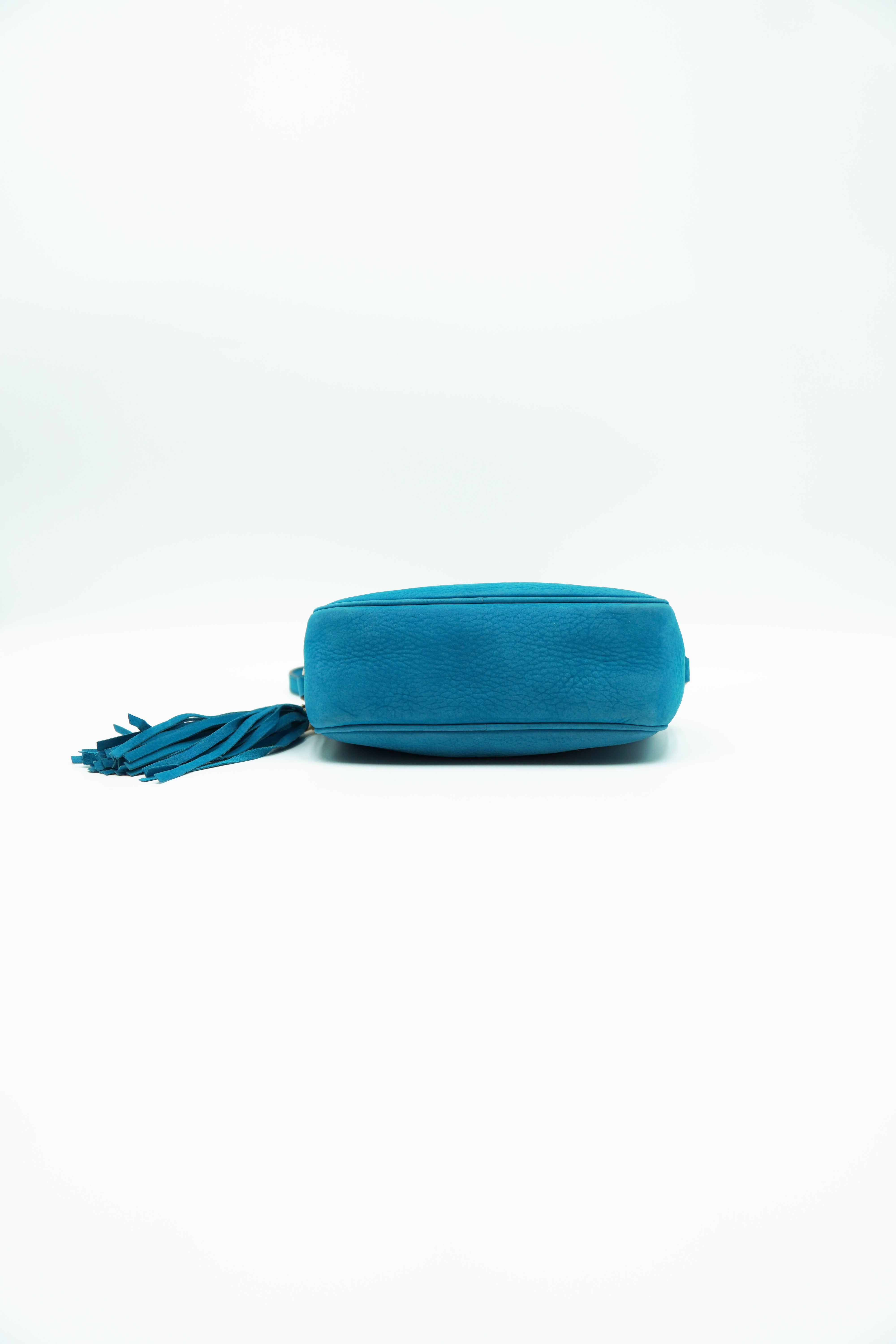 Gucci Borsa Soho Disco In Nappa Azzurra - Usato Autentico