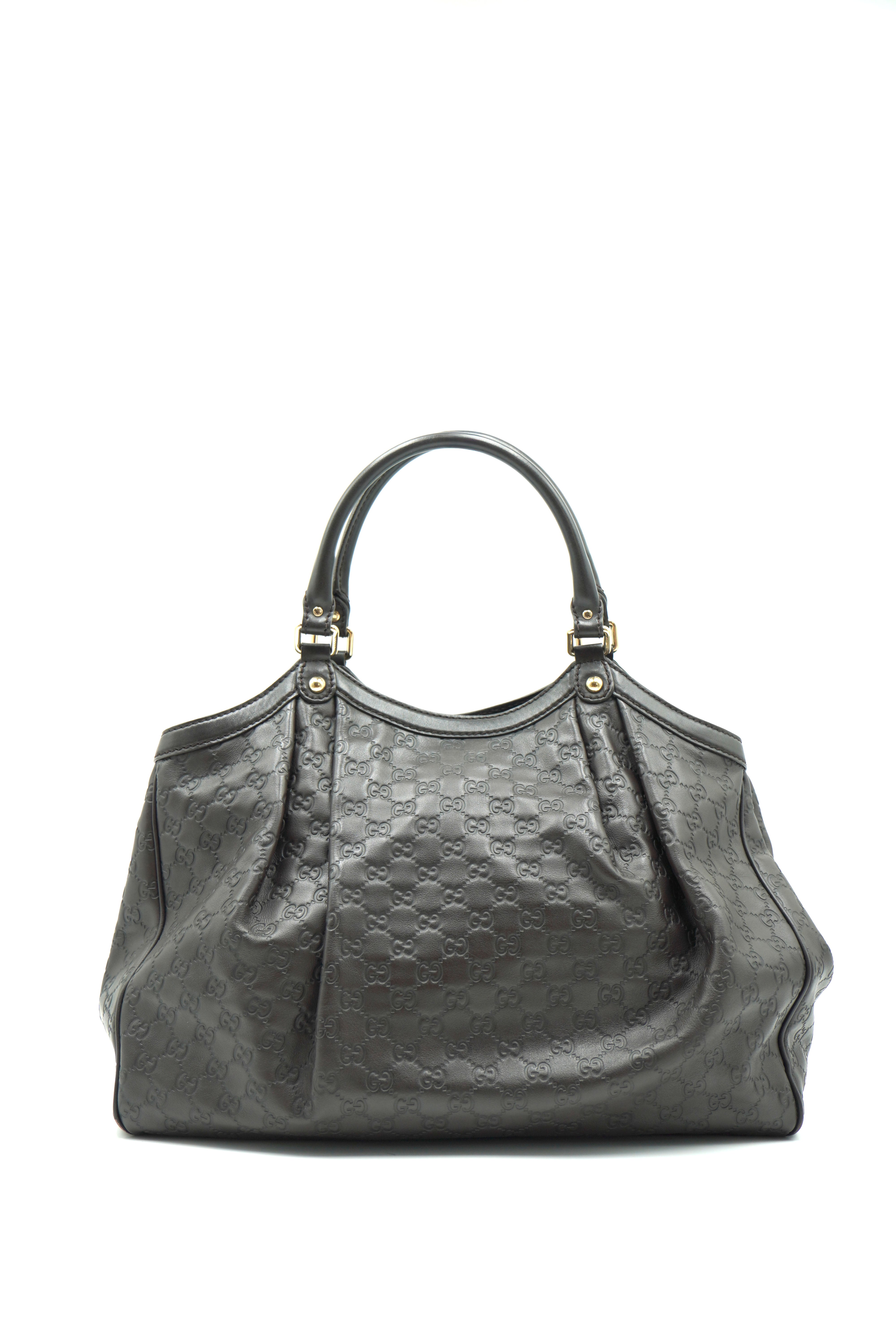 Gucci Tasche Sukey Grande aus braunem Guccissima-Leder — Gebraucht Authentisch