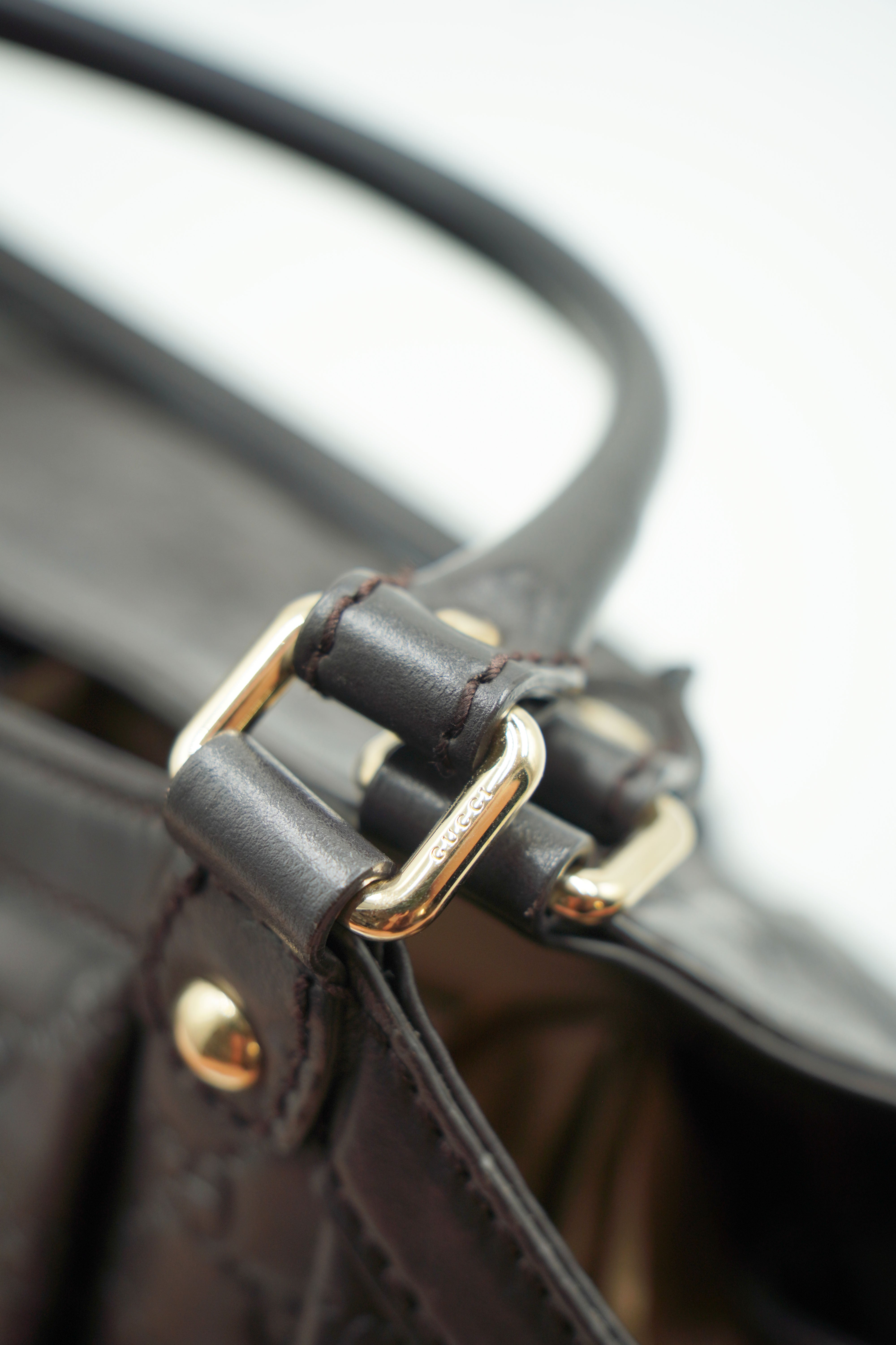 Gucci Tasche Sukey Grande aus braunem Guccissima-Leder — Gebraucht Authentisch