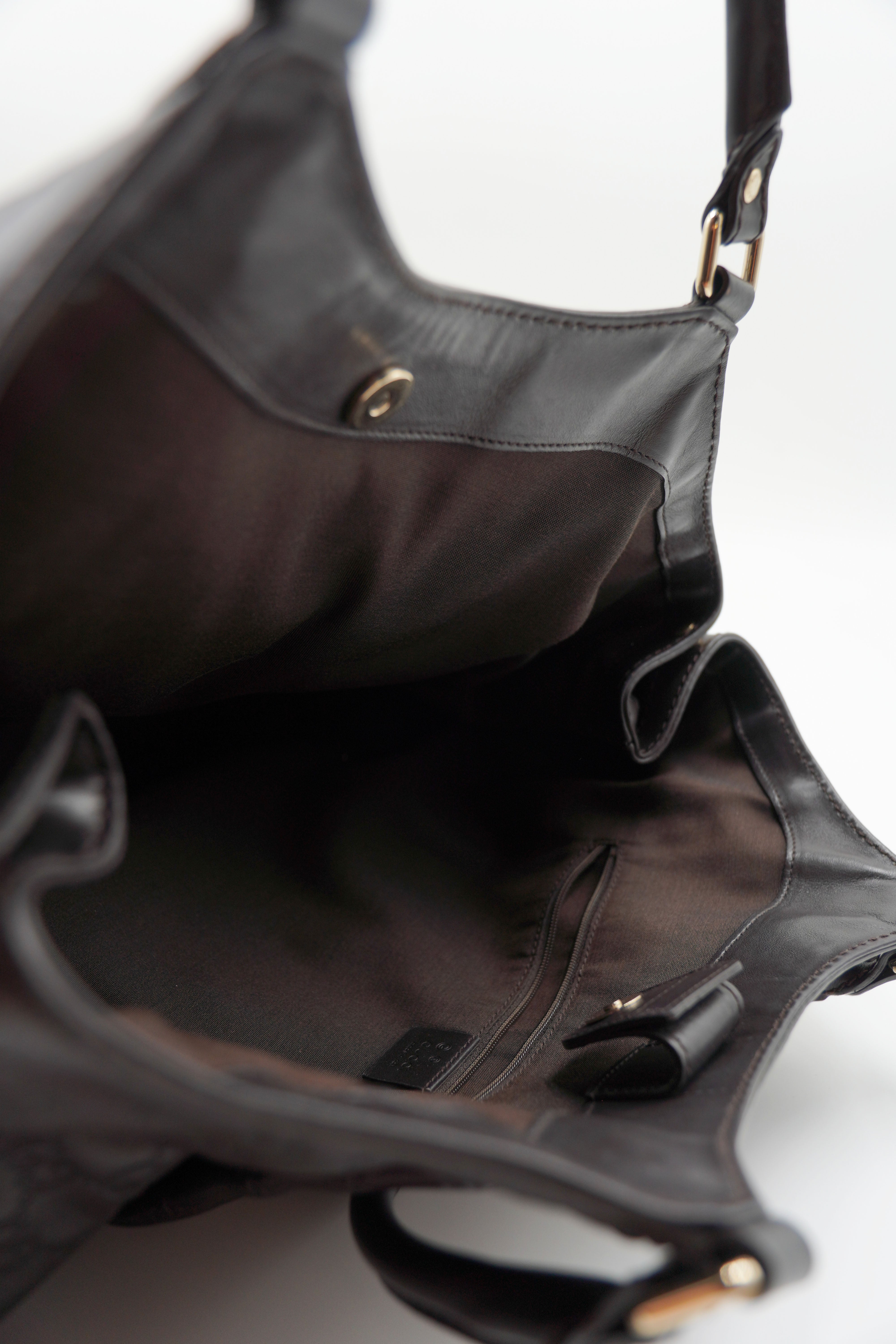 Gucci Tasche Sukey Grande aus braunem Guccissima-Leder — Gebraucht Authentisch