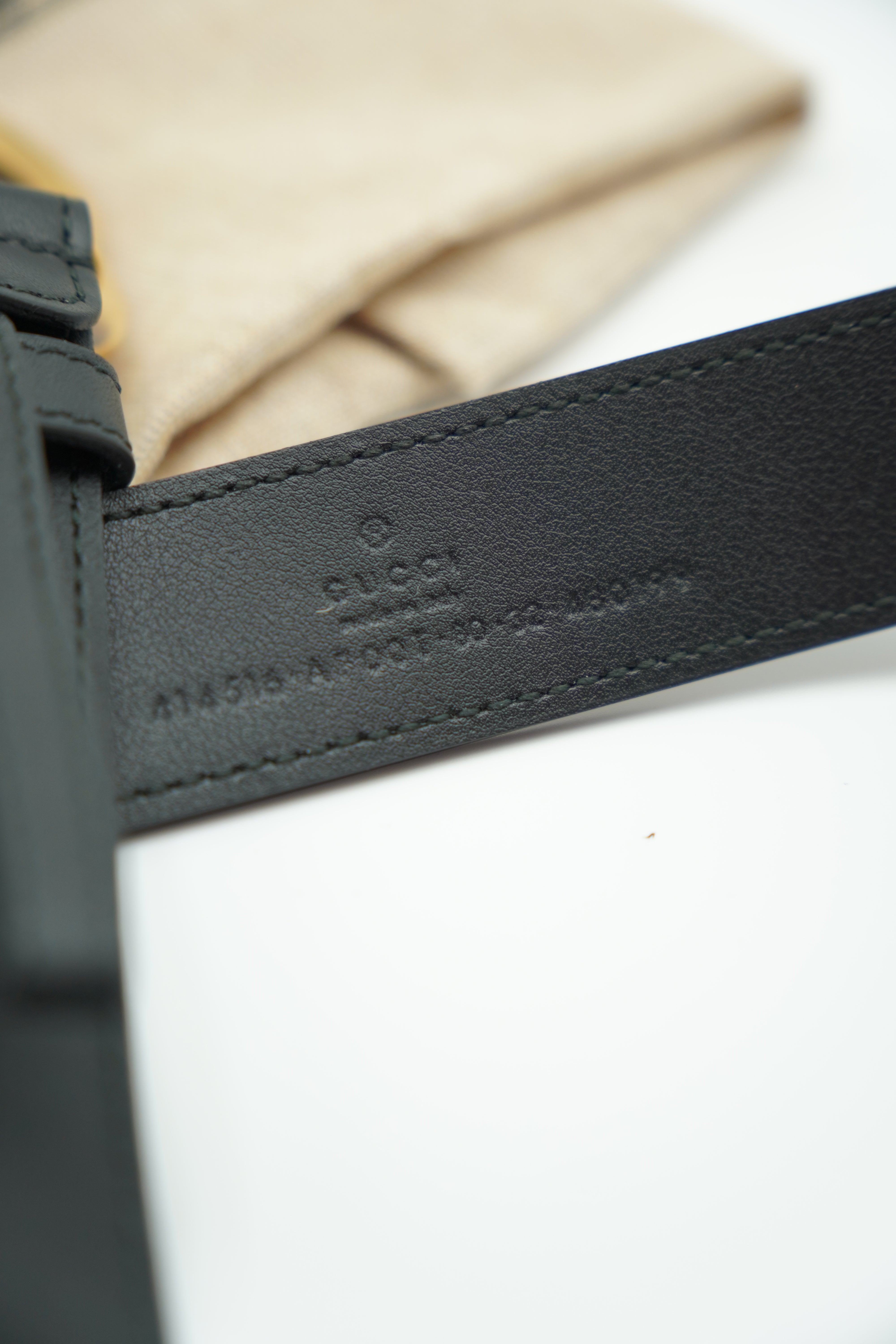 Gucci Cintura Marmont GG sottile  nera