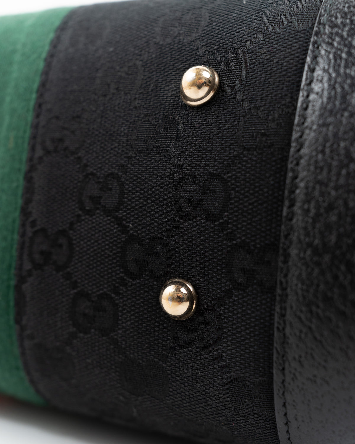 Gucci Borsa Bamboo Bullet Pelle Martellata Nera luxury resale certificata - Aurea Luxury Lab