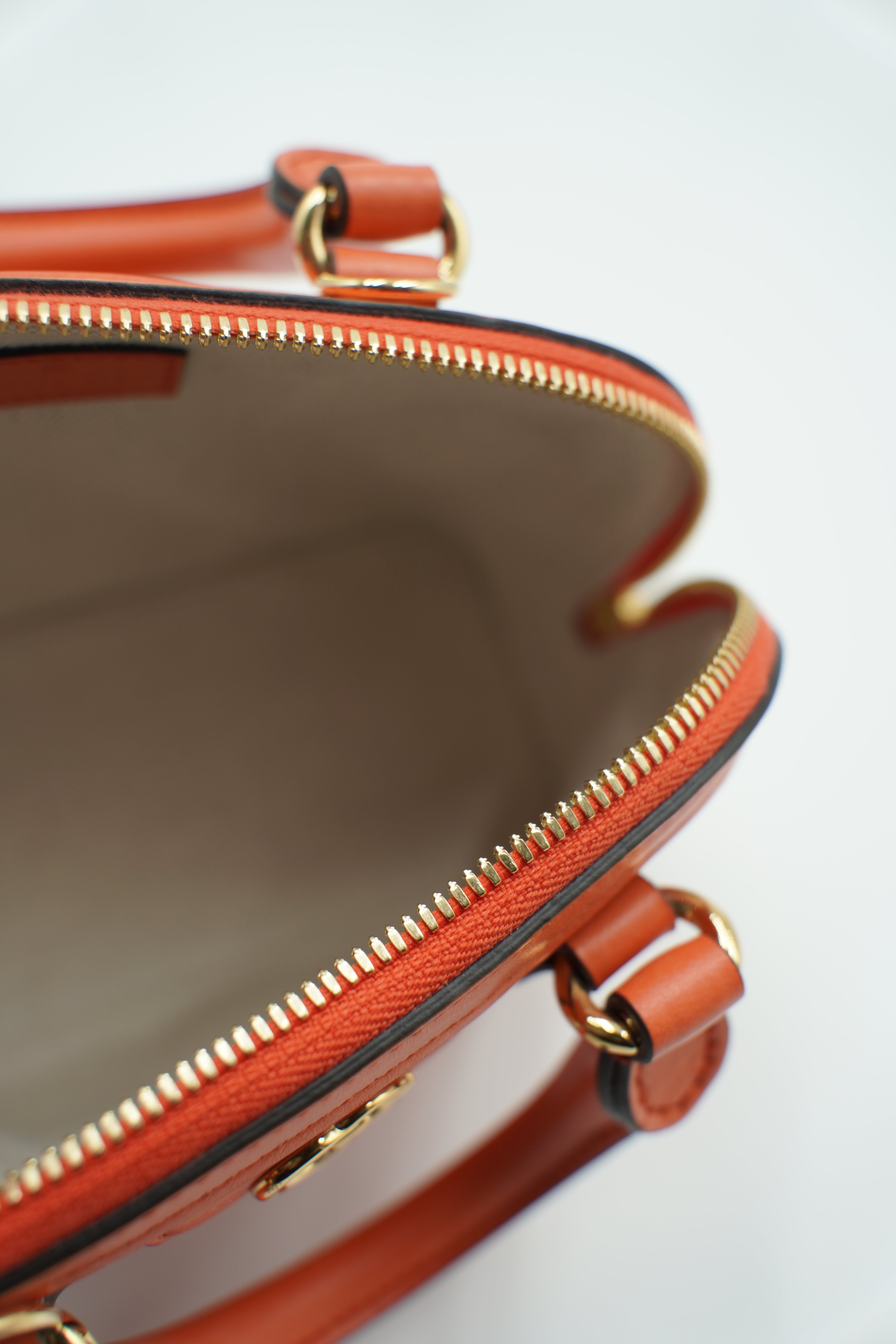 Gucci Borsa GG Matelassè Piccola In Pelle Arancione