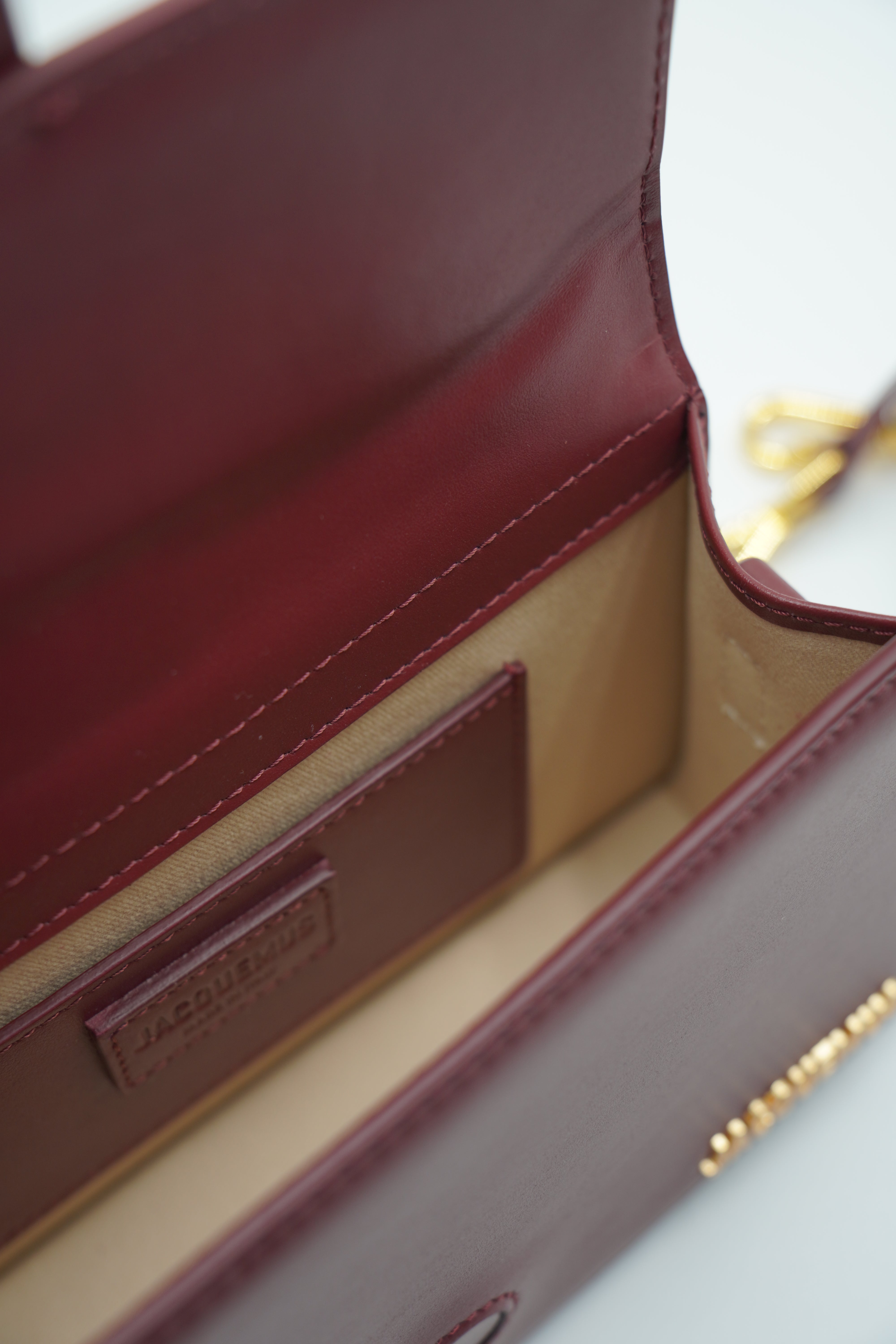 Jacquemus Borsa Il Grande Bambino Burgundi