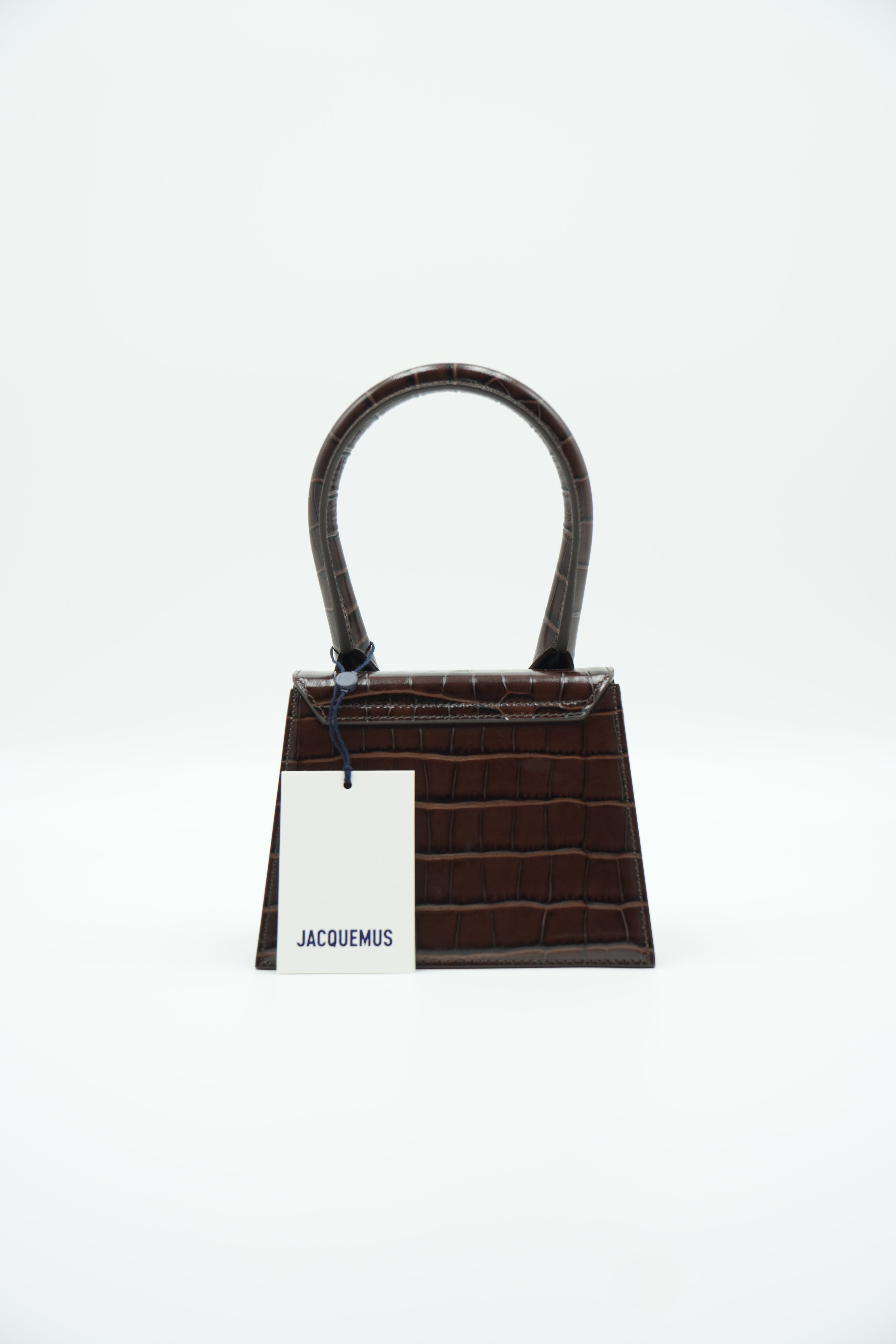 Jacquemus Il Chiquito Medium Pelle Cocco Marrone - Aurea Luxury Lab