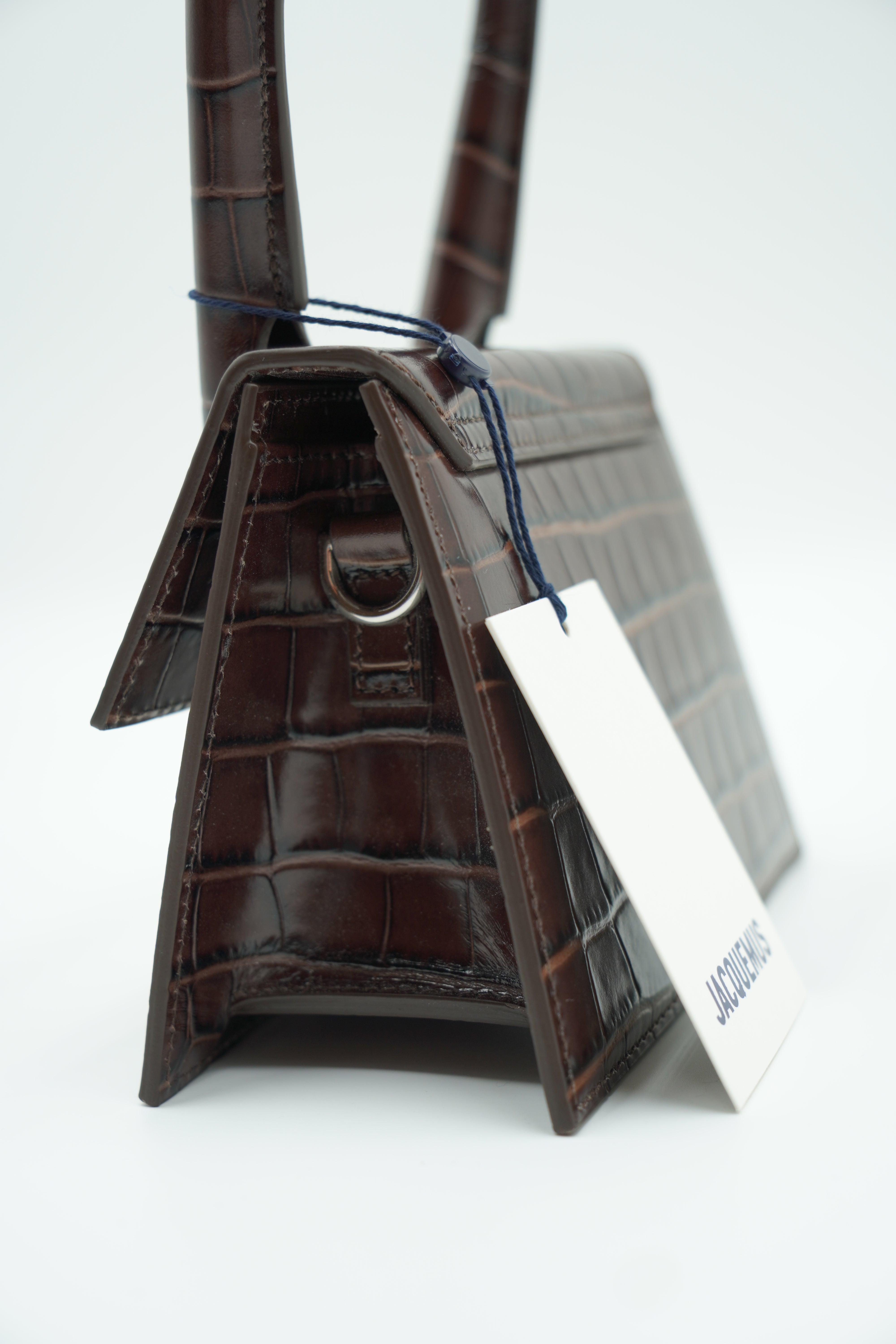 Jacquemus Il Chiquito Medium Pelle Cocco Marrone - Aurea Luxury Lab