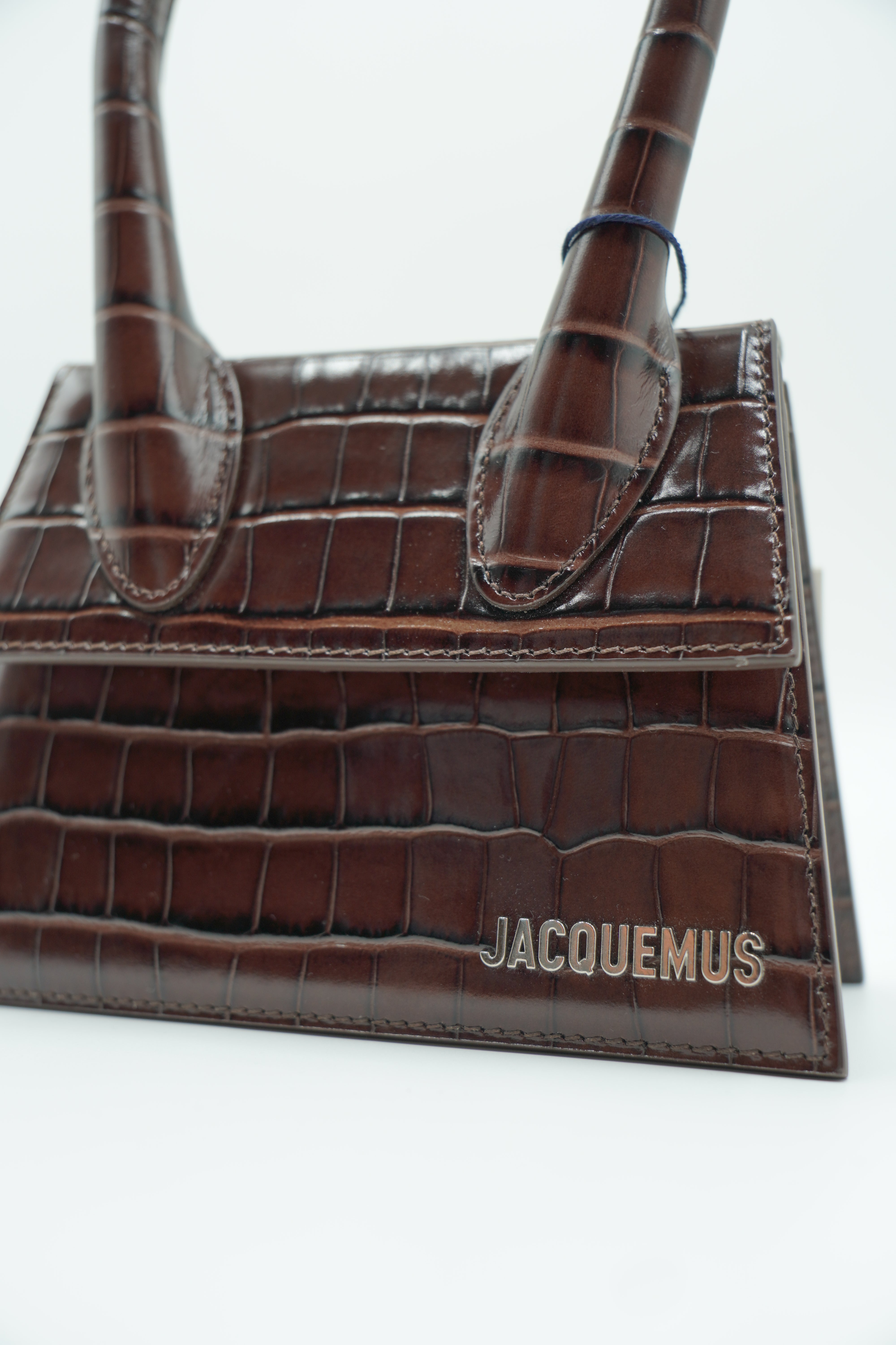 Jacquemus Il Chiquito Medium Pelle Cocco Marrone - Aurea Luxury Lab