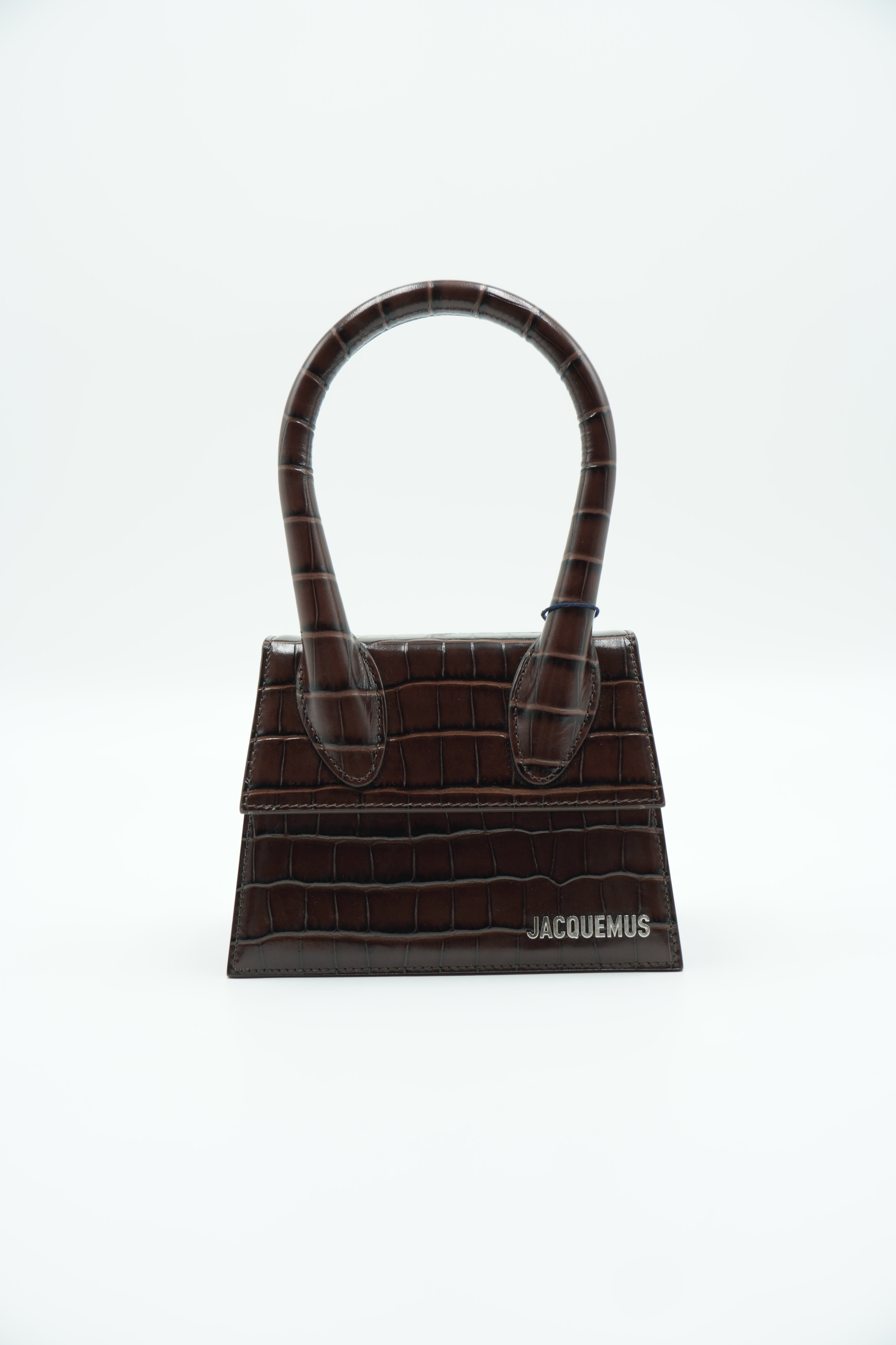 Jacquemus Il Chiquito Medium Pelle Cocco Marrone - Aurea Luxury Lab