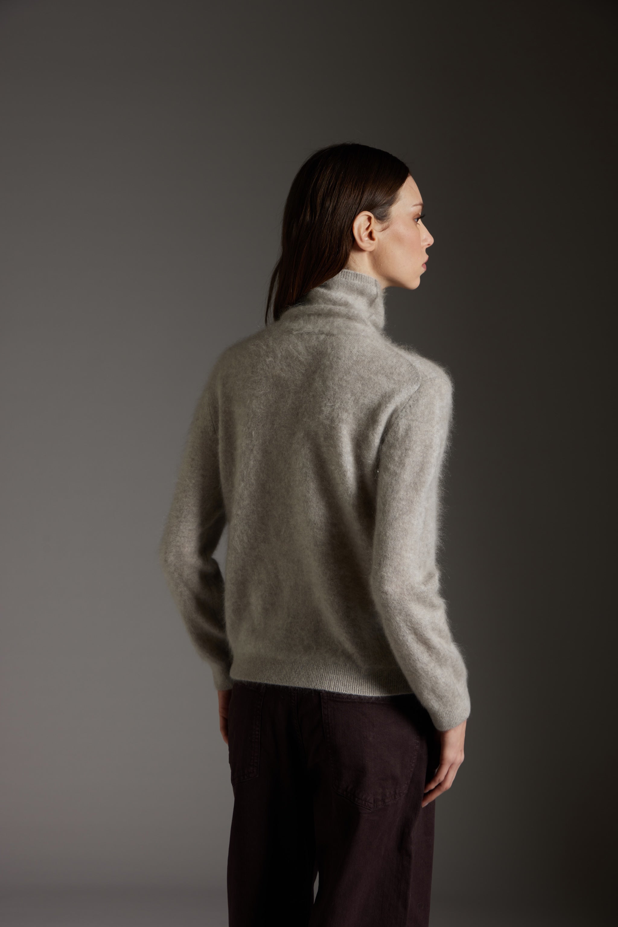 Kangra Women's Regular Fit Turtleneck 100% Cashmere