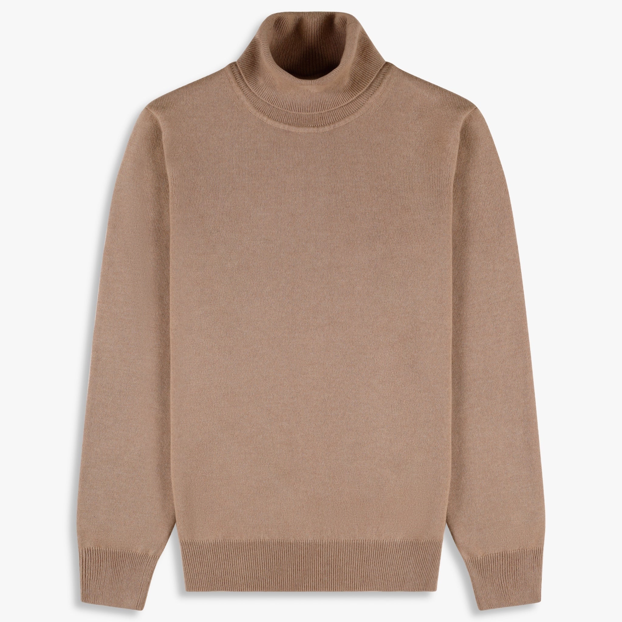 Kangra Men's Basic Shaved Turtleneck 100% Cashmere