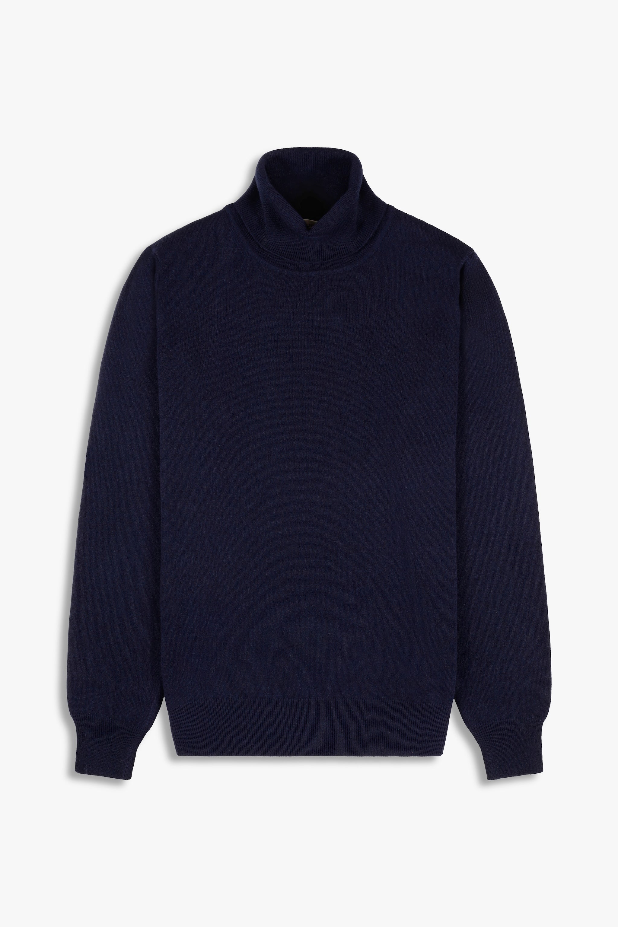 Kangra Men's Basic Shaved Turtleneck 100% Cashmere