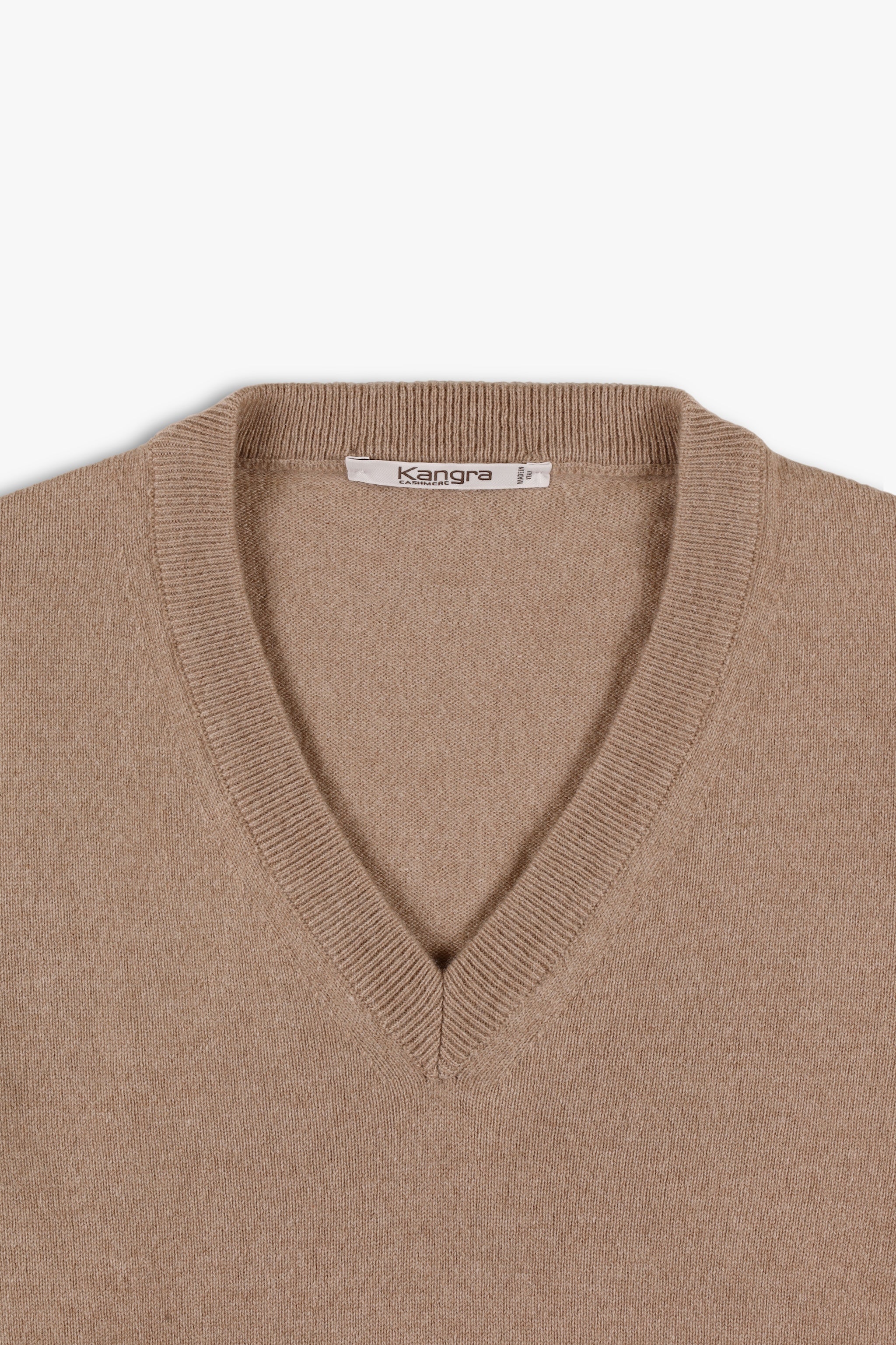 Kangra Men's V-Neck Sweater 100% Cashmere