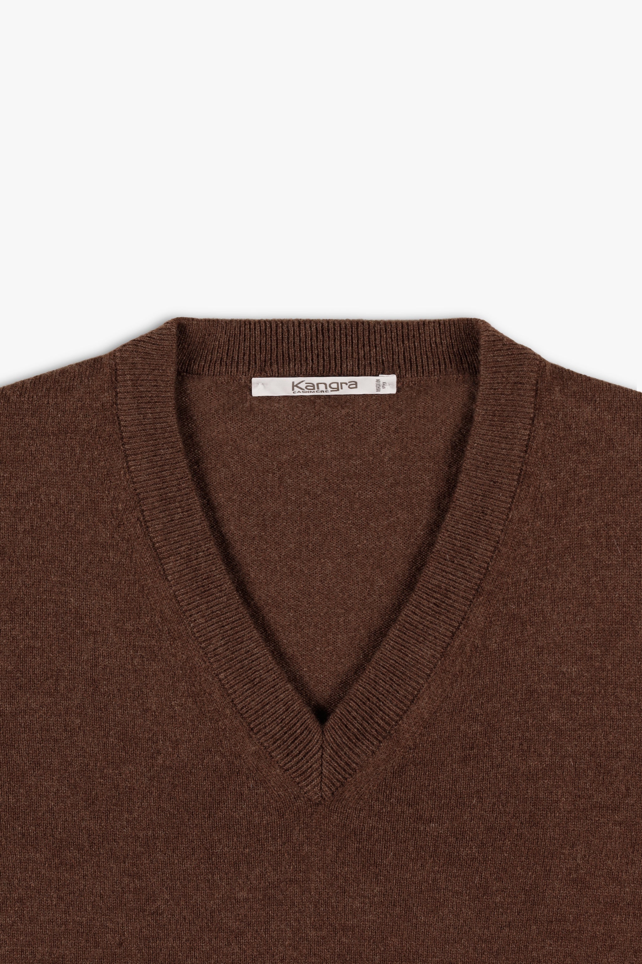 Kangra Men's V-Neck Sweater 100% Cashmere