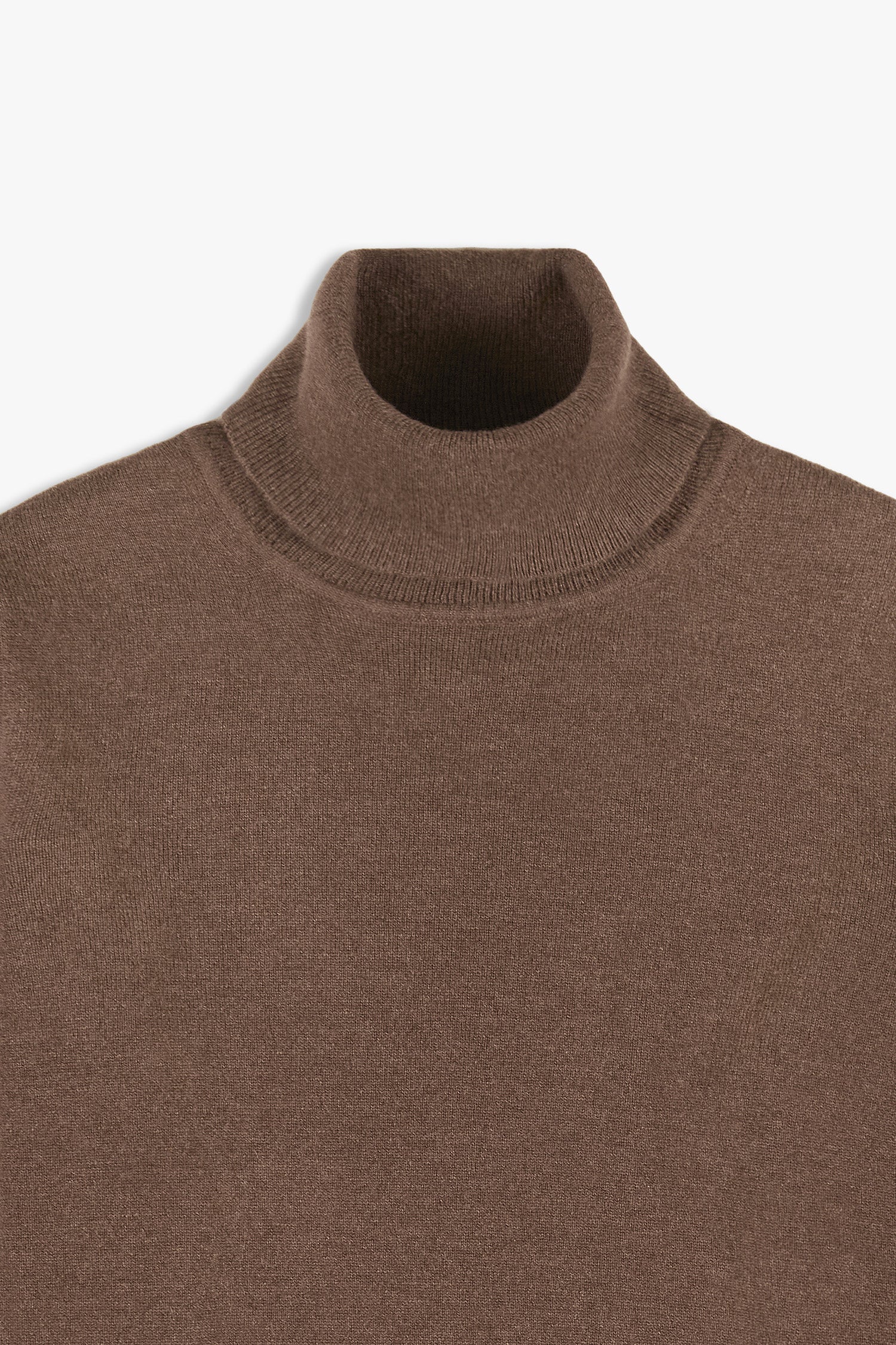 Kangra Men's Basic Shaved Turtleneck 100% Cashmere