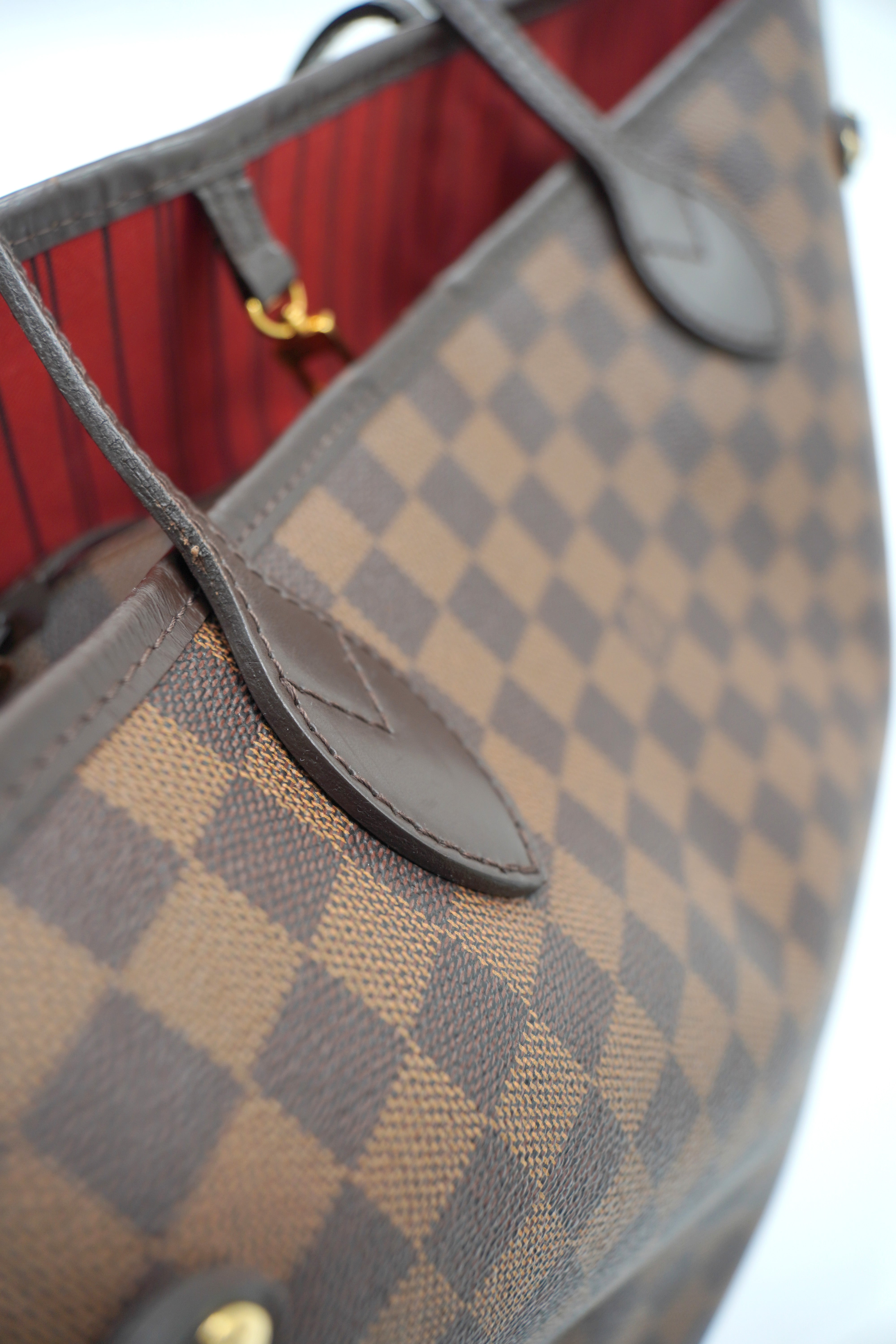 Louis Vuitton Neverfull MM Damier Ebene Bag - Pre-owned Authentic