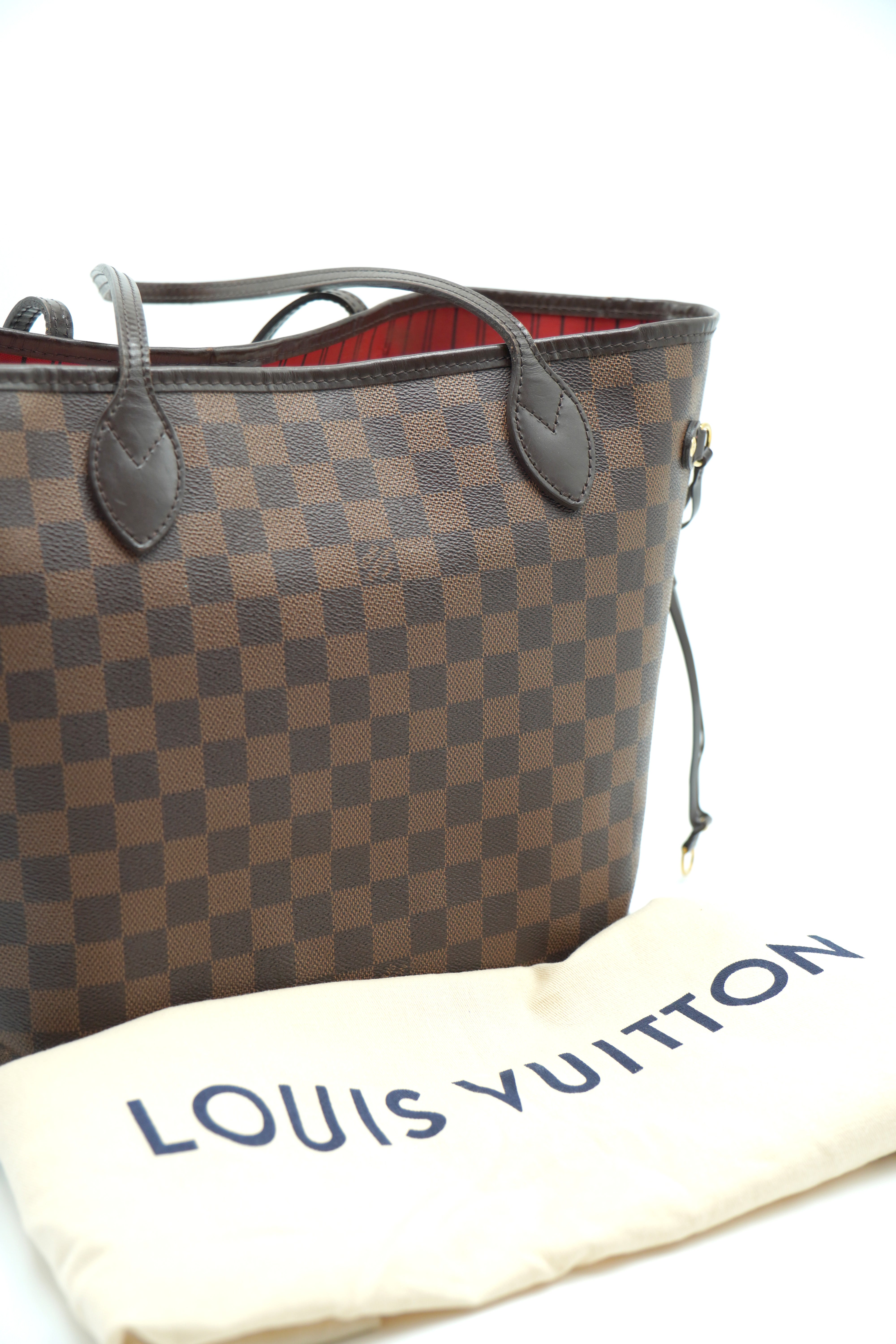 Louis Vuitton Neverfull MM Damier Ebene Bag - Pre-owned Authentic